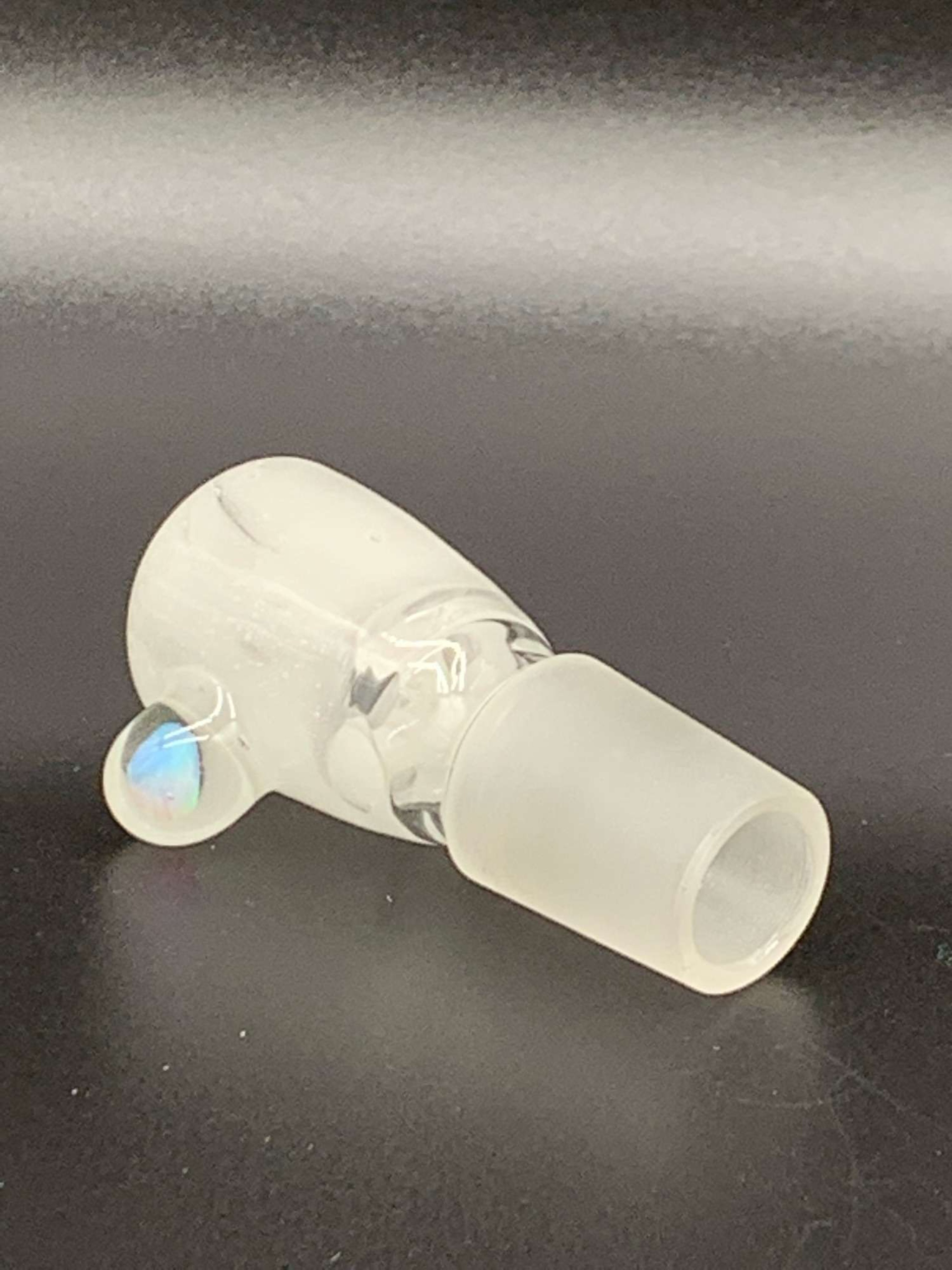 Fun dumb mental glass white bowl image 0