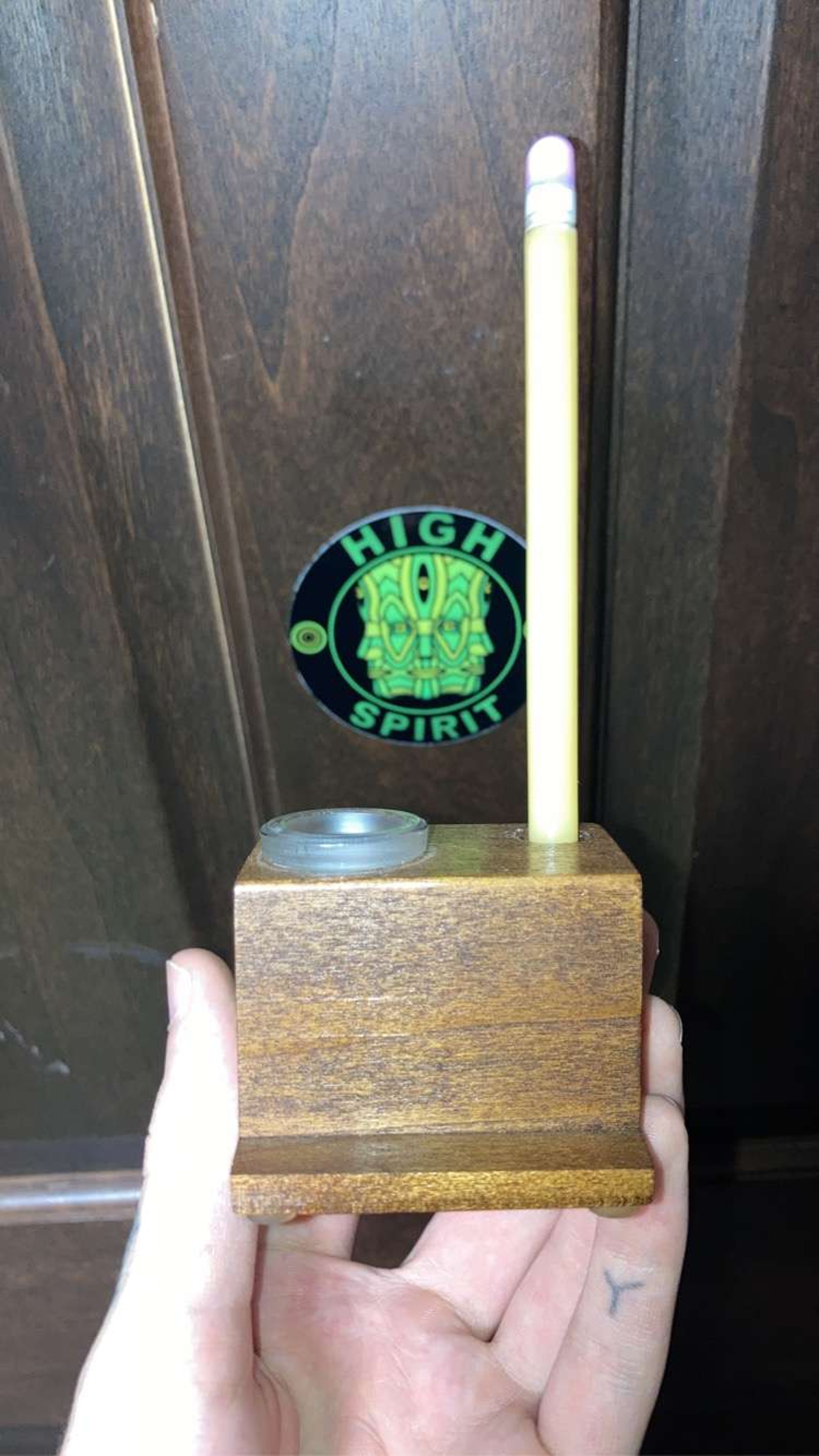 Dailyblazeart one hole slide stand+pencil poker image 0