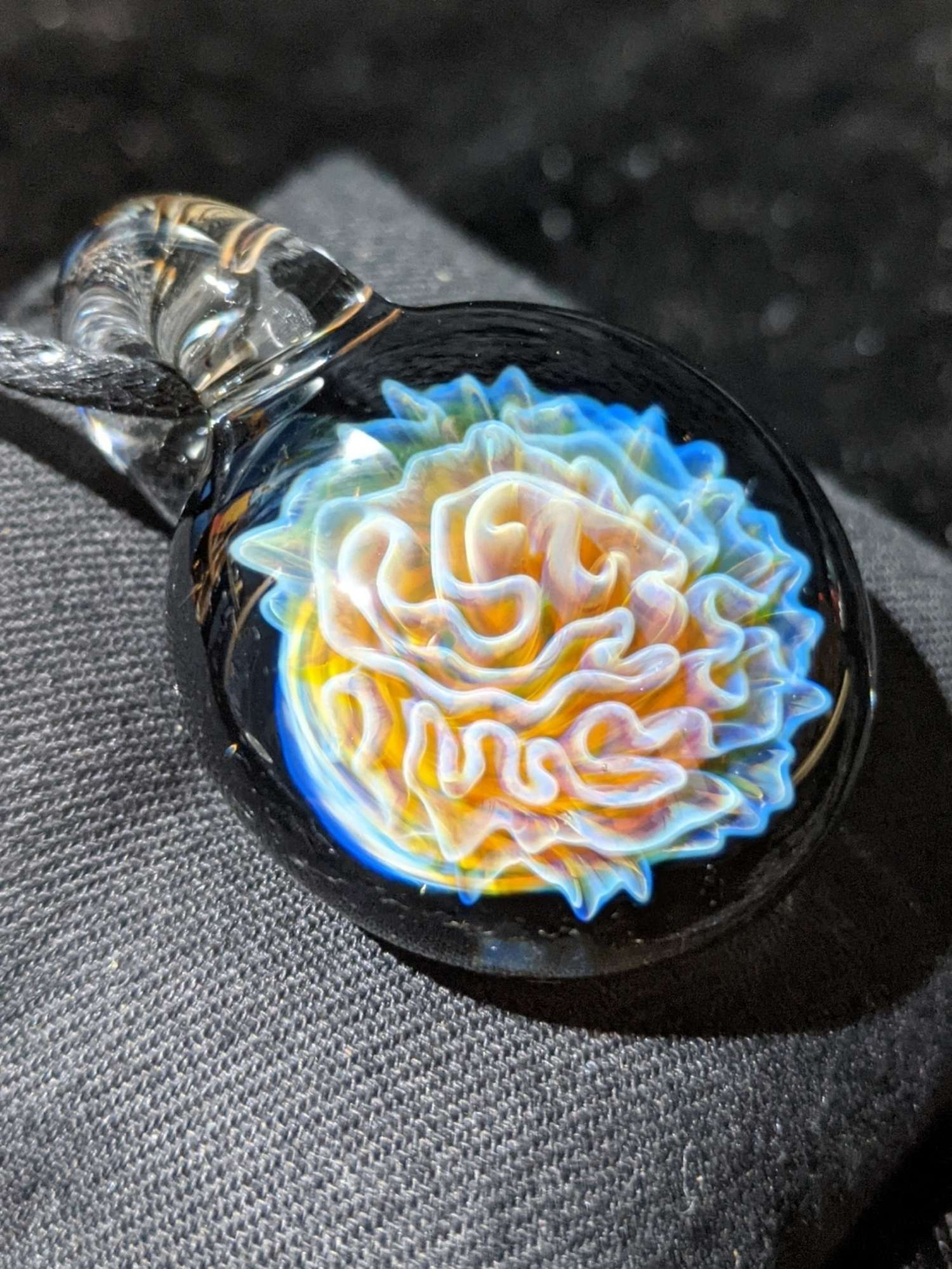 Preview pic of Amber purple reef pendant implosion 