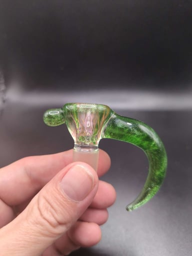 Preview pic of Green stardust and gold fume 14 mm by @highendhighness