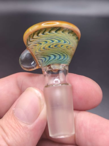 Preview pic of Wigwag frit 14mm multi-hole slide by @jackbglass