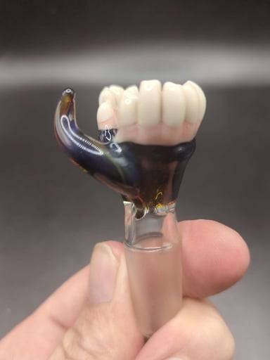 Preview pic of "Swamp Thing"
 Color 2 hole pinch 
'biter' 14mm slide by @ligmaglass