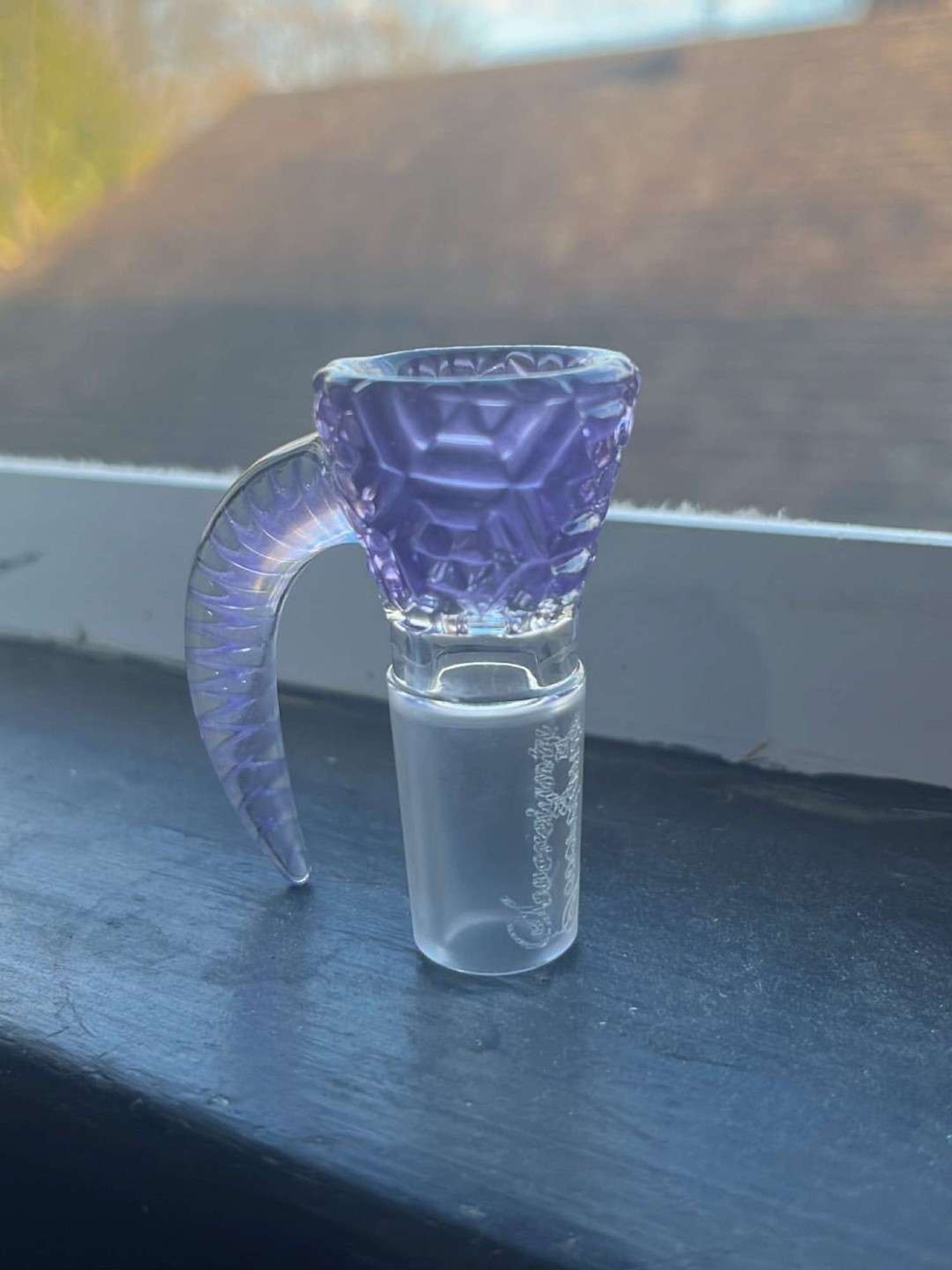 Flame polished Wildberry sov slide image 0