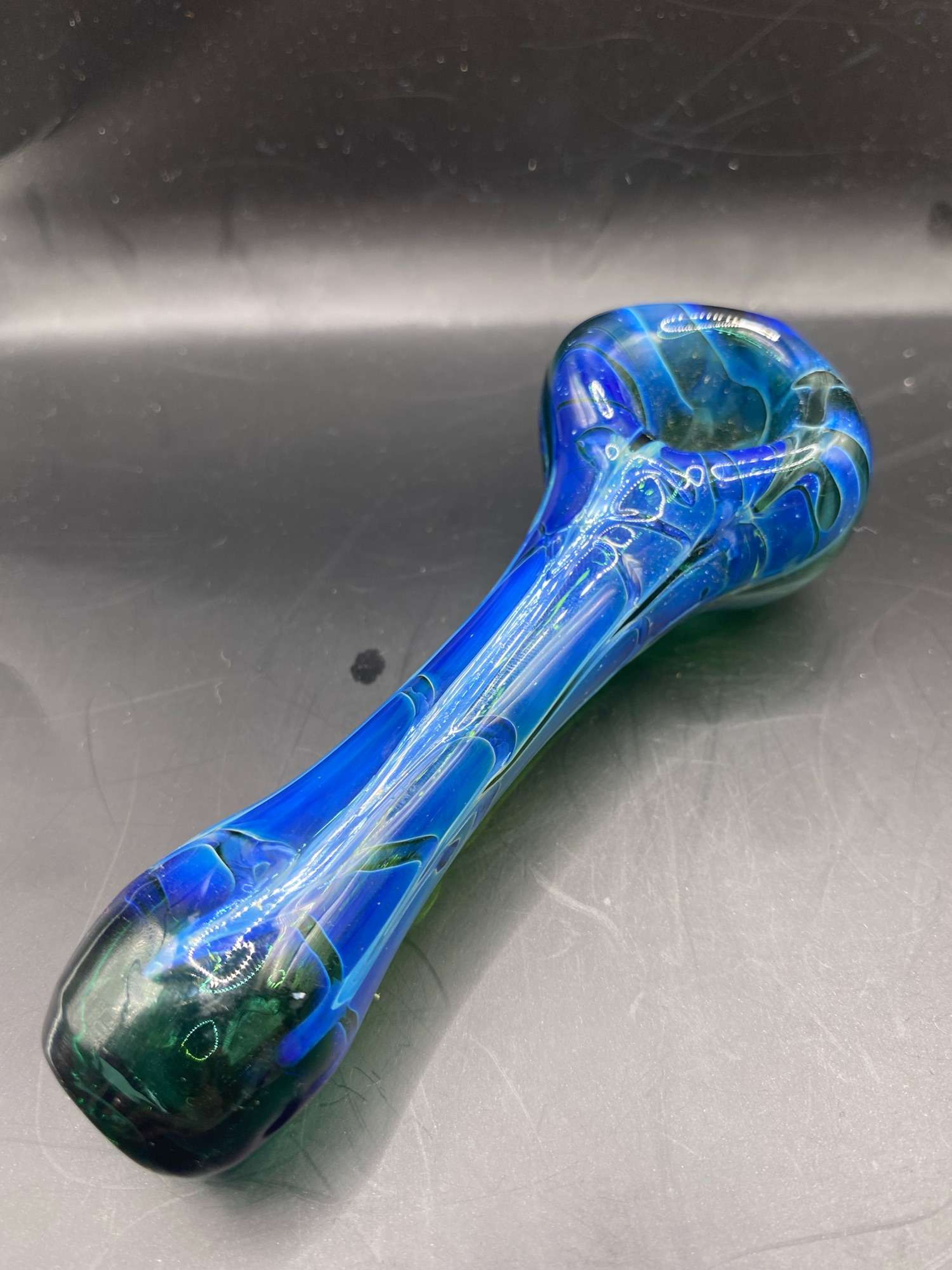 Preview pic of Silver fumed spoon 