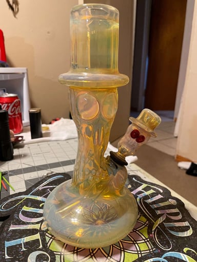 Preview pic of **SnodgrassFamilyGlass**T.W.**MiniTopHat**Tube10.5in**