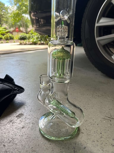 Preview pic of Down grid -12 arm tree perc , Green accent