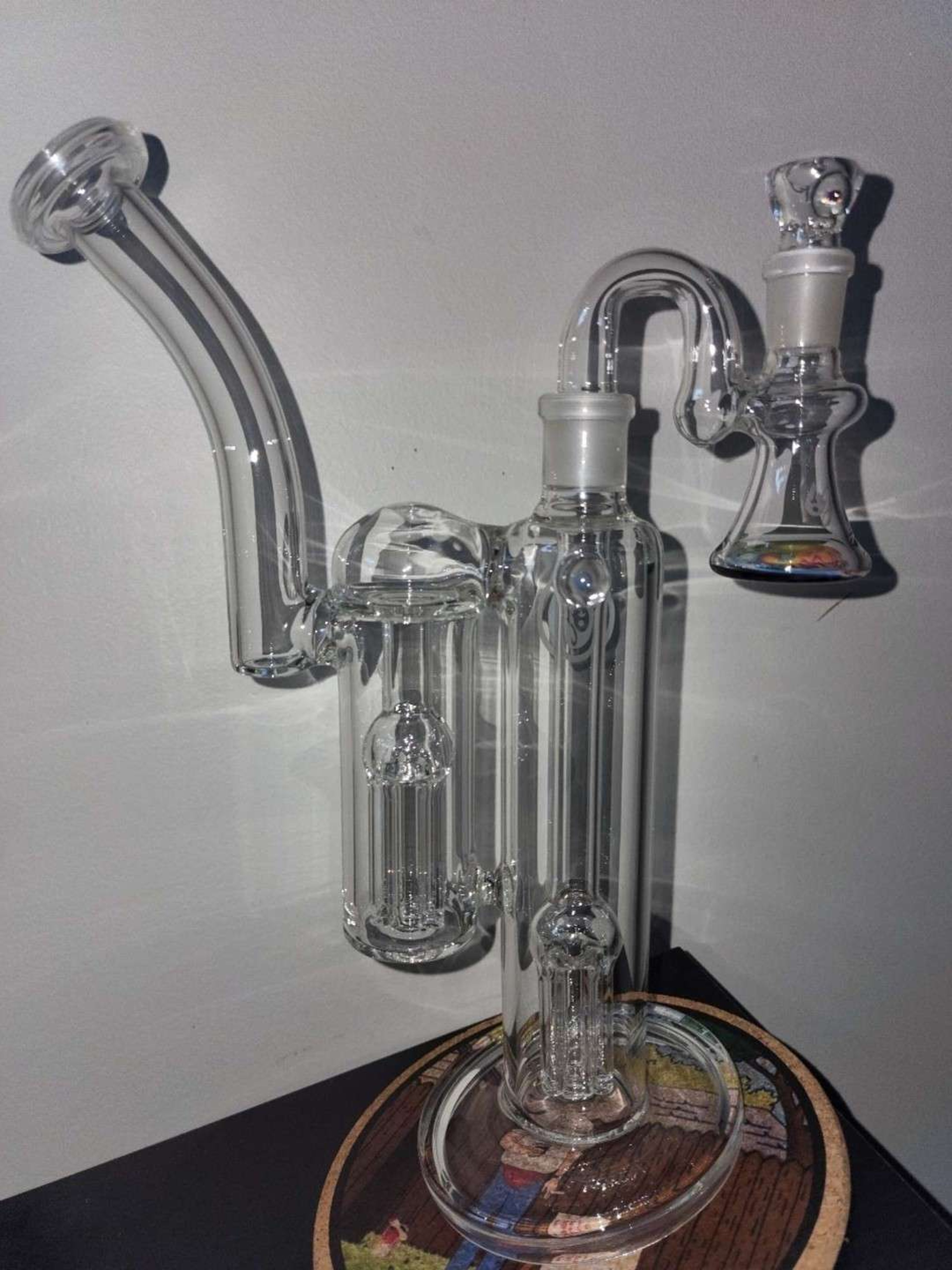 OJ Flame dub bub with rainbow drycatcher and slide image 0