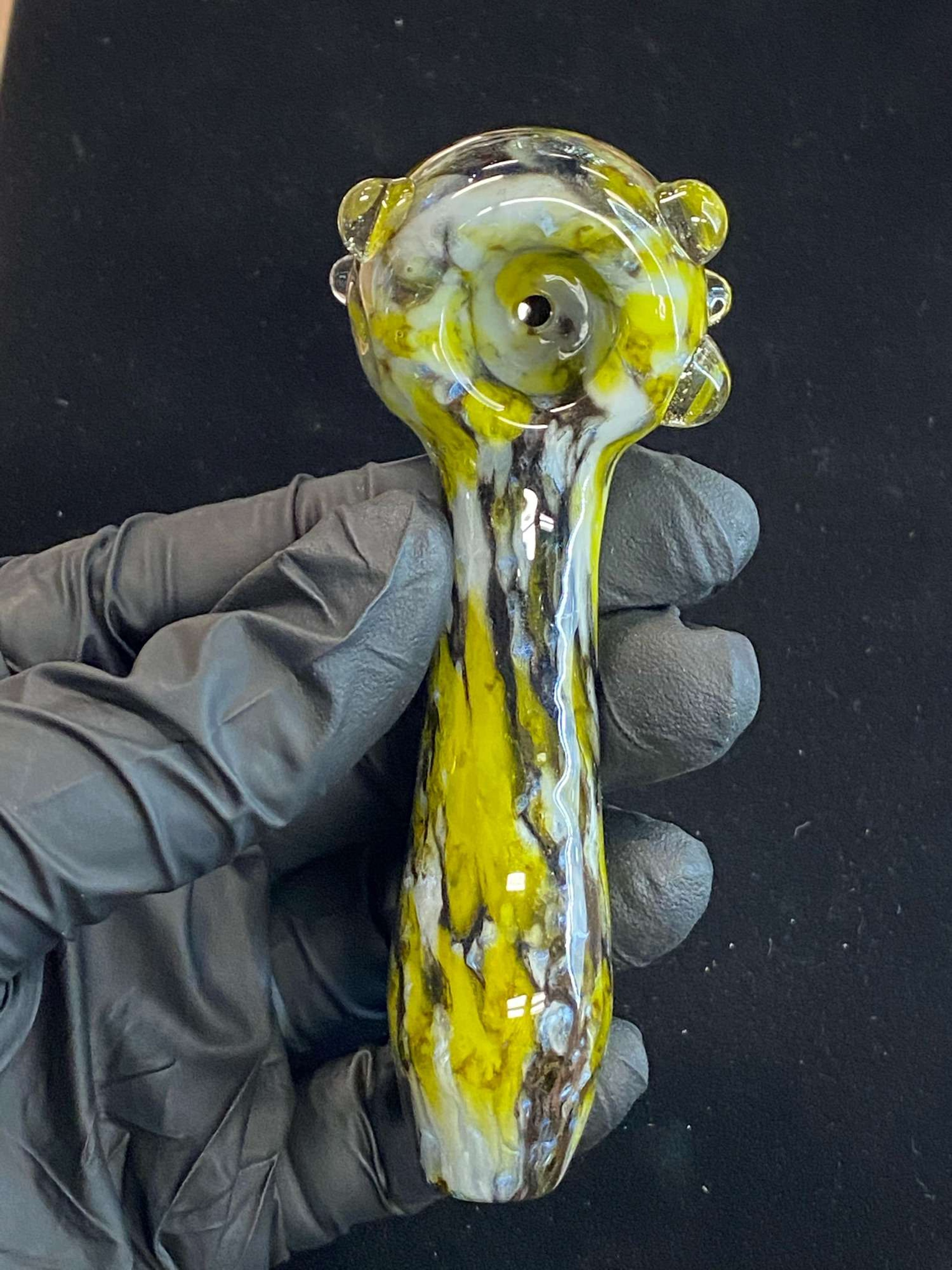 Preview pic of Empire glass yellow marble 