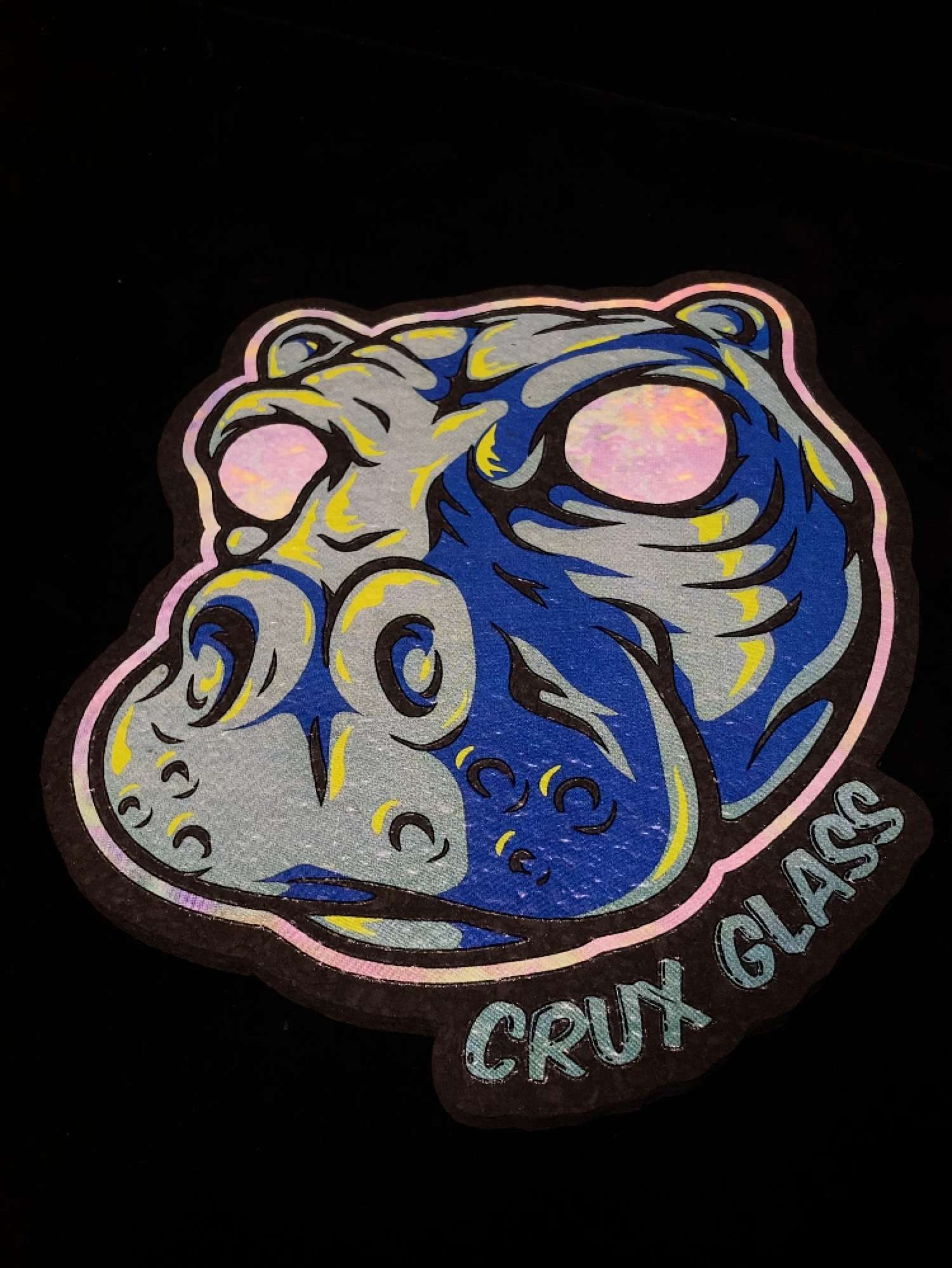Crux glass hippo head moodmat NEW image 0