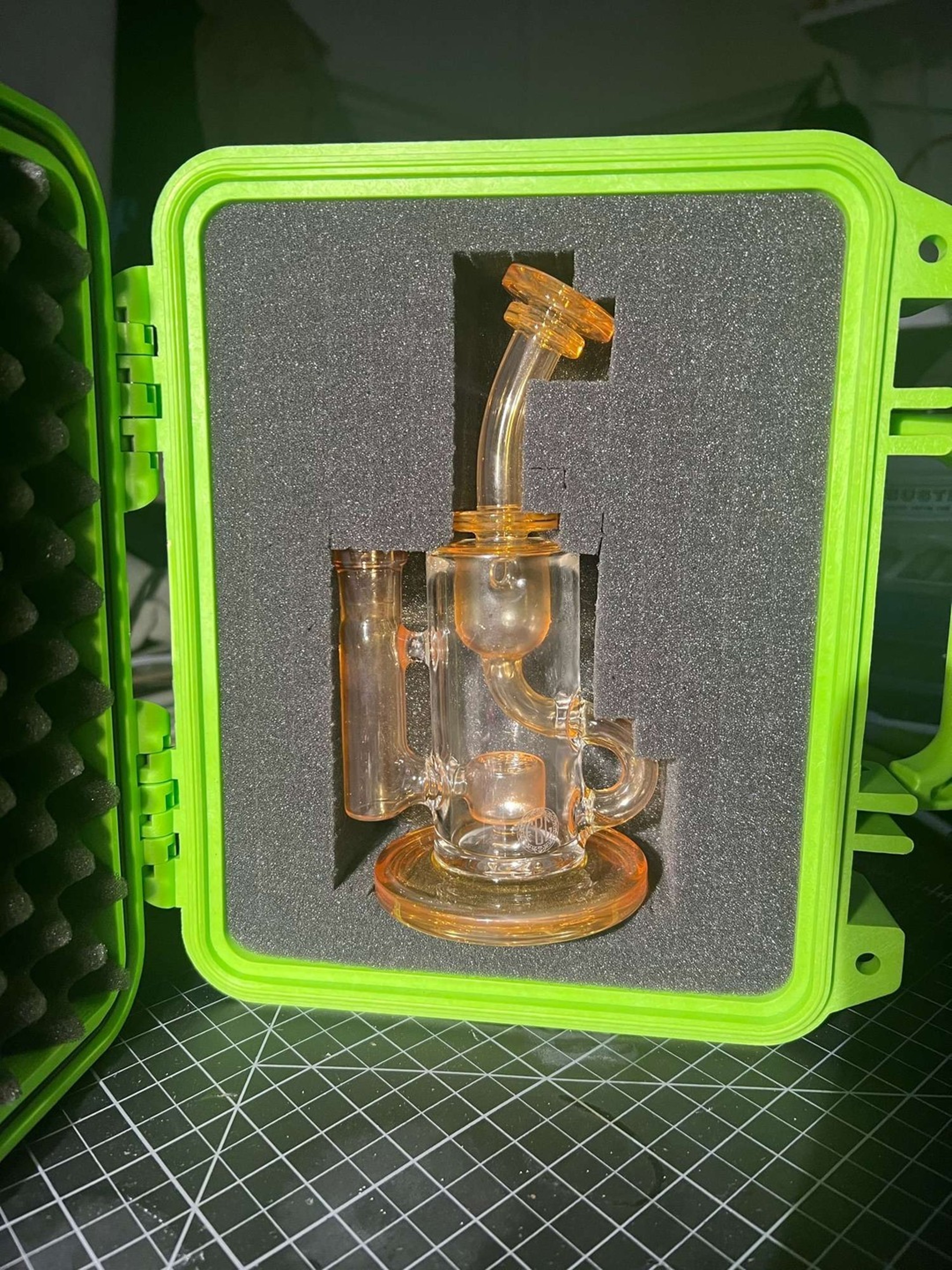 14mm Fatboy Glass Klein w/Pelican case image 0