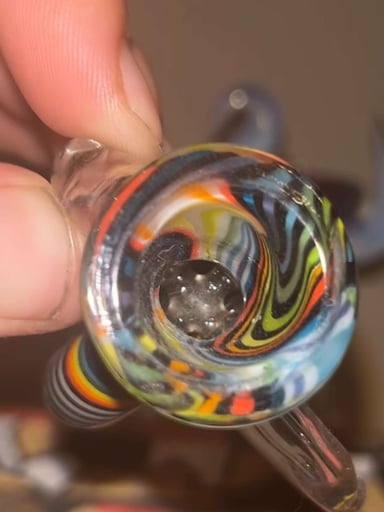 Preview pic of Fully worked 1 of 1 rainbow wig wag