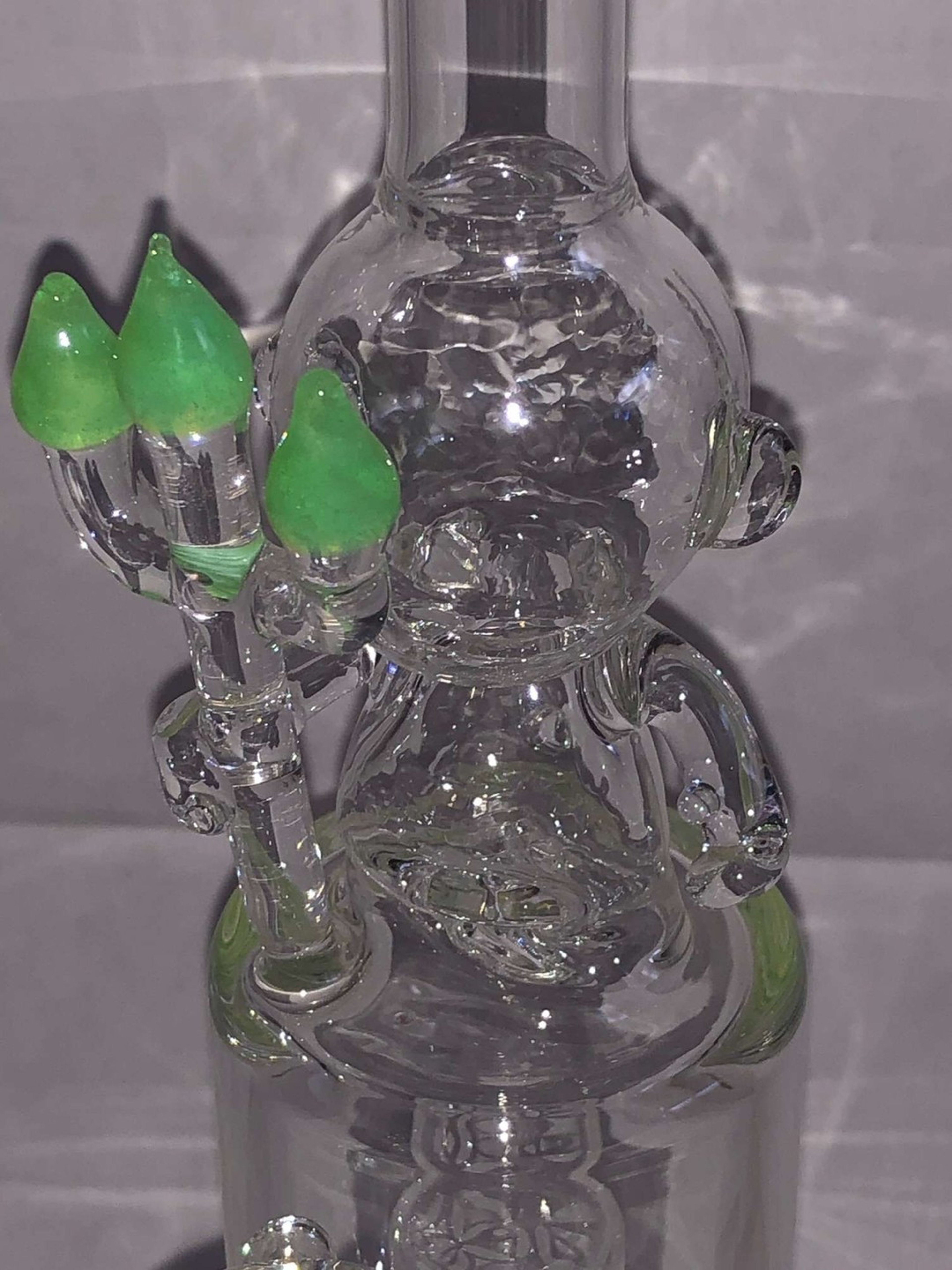 Customizable Devil Showerhead w Star Perc image 0