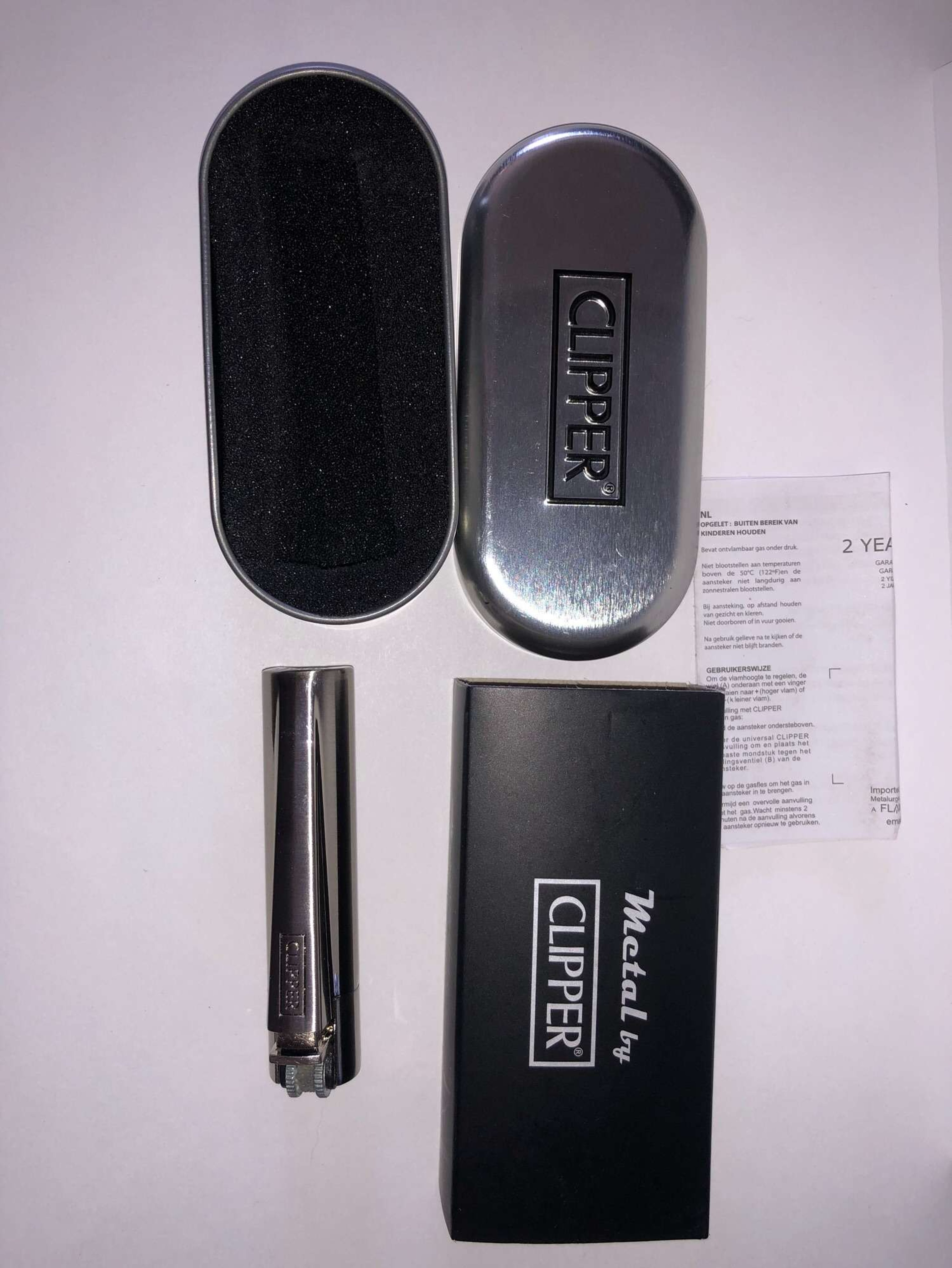 Metal by Clipper Lighter Refillable image 0