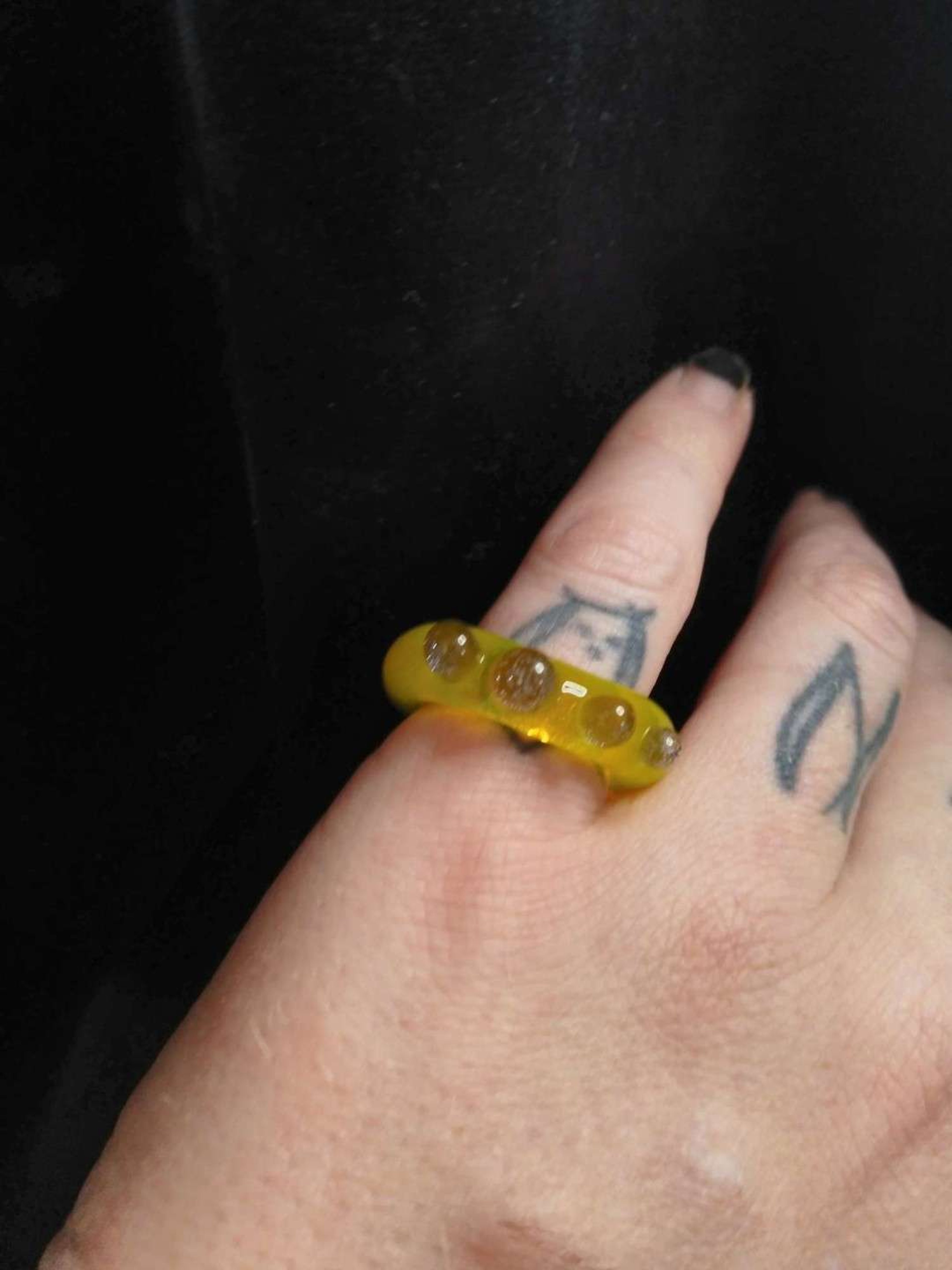 Preview pic of Transparent yellow ring