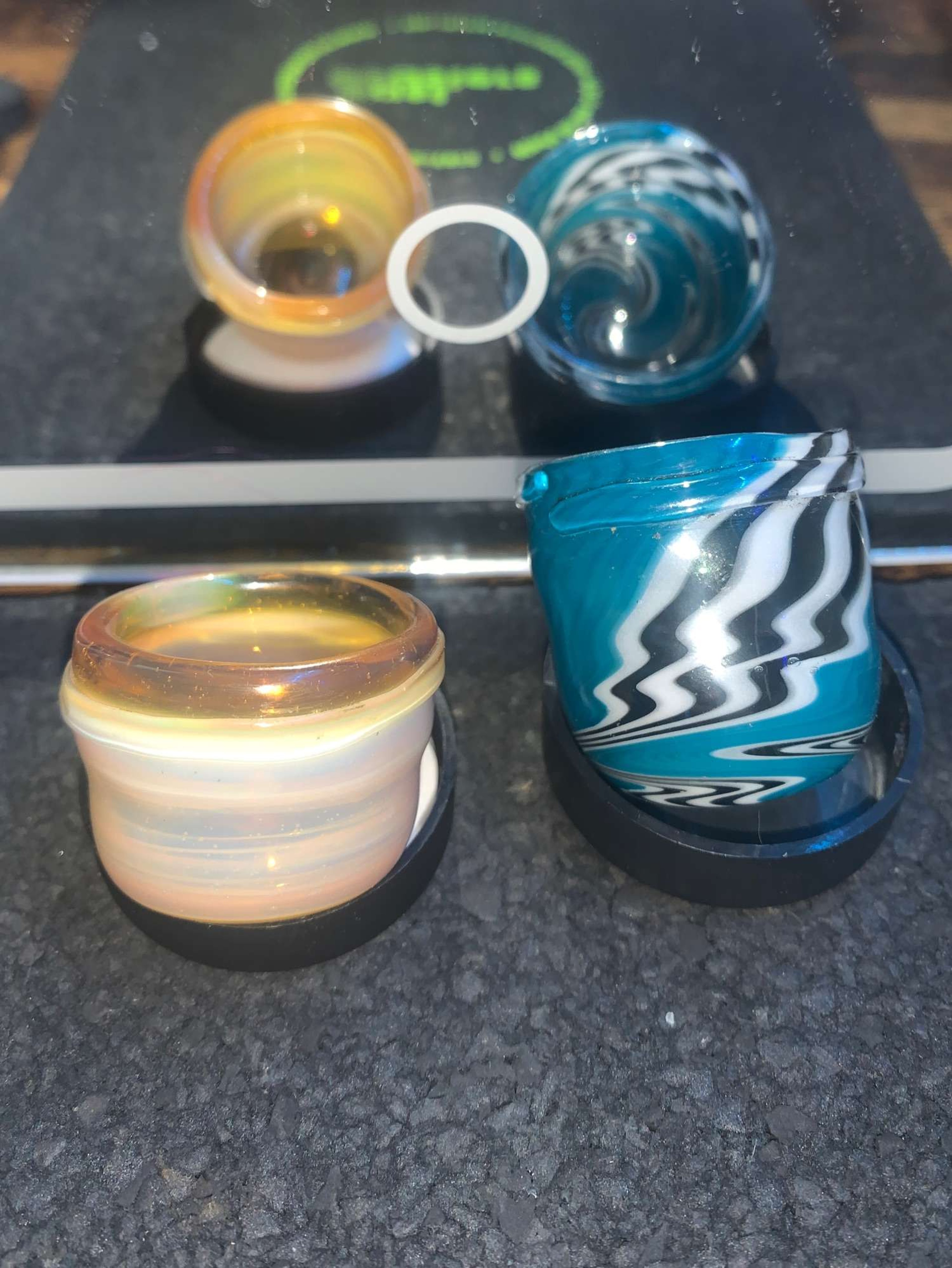 Preview pic of 2 wax jars with lids by MichaelWglass