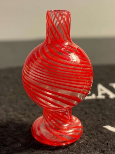Preview pic of Red swirl carb cap