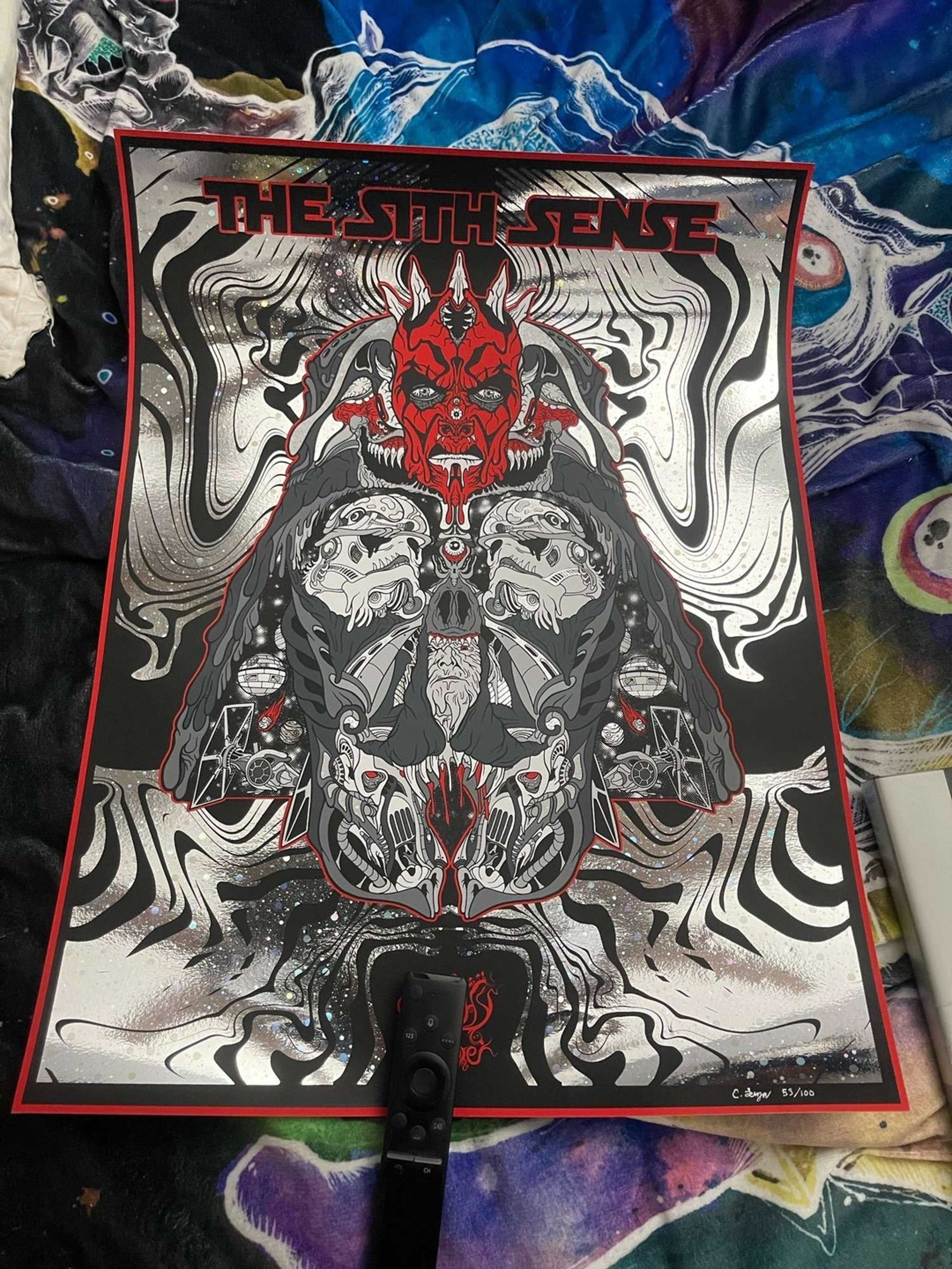 Sketchy eddie with foil print image 0