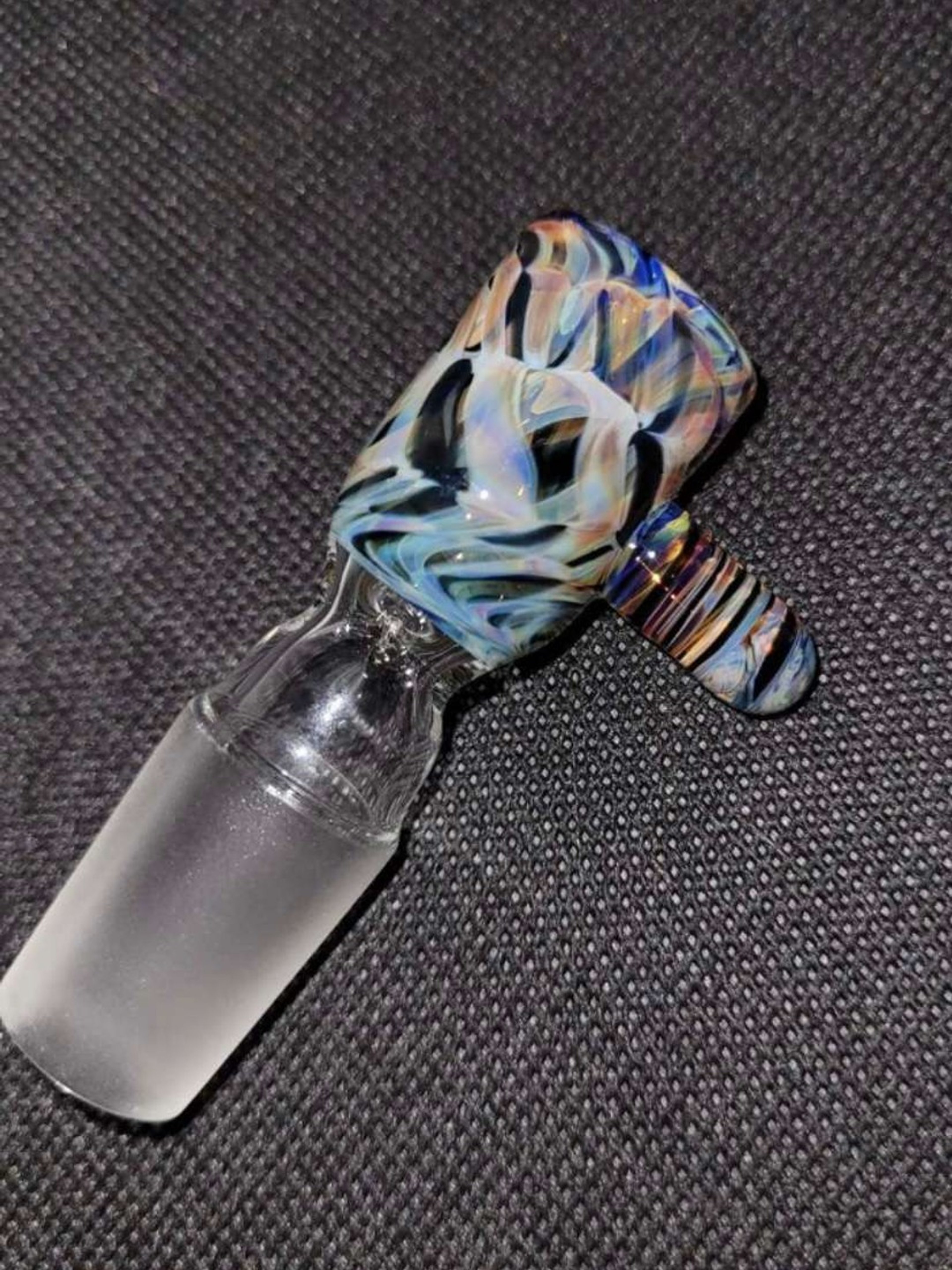18mm amber purple/galaxy slide image 0