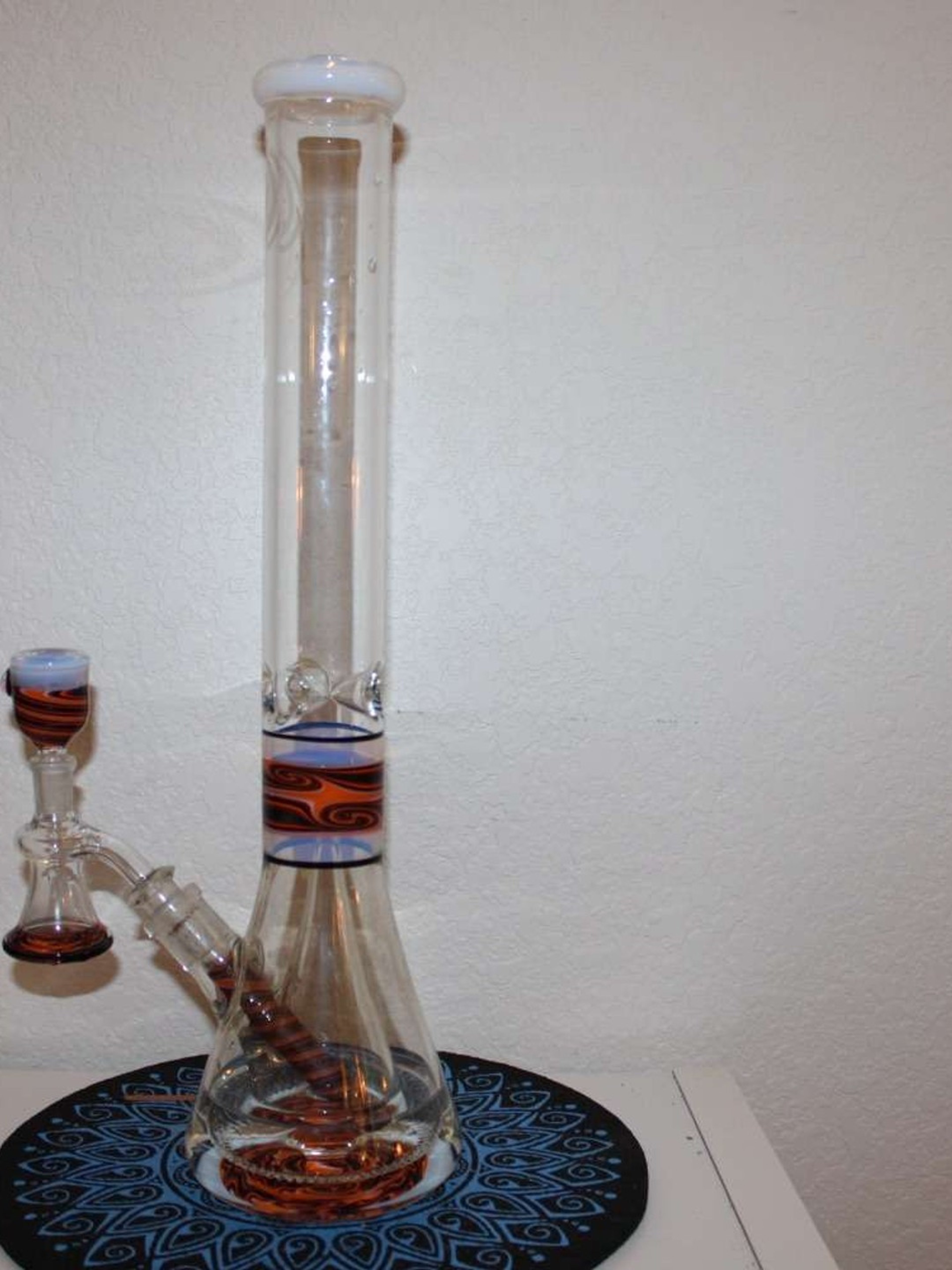 Oj flame 1/1 custom Collins beaker GlassPass