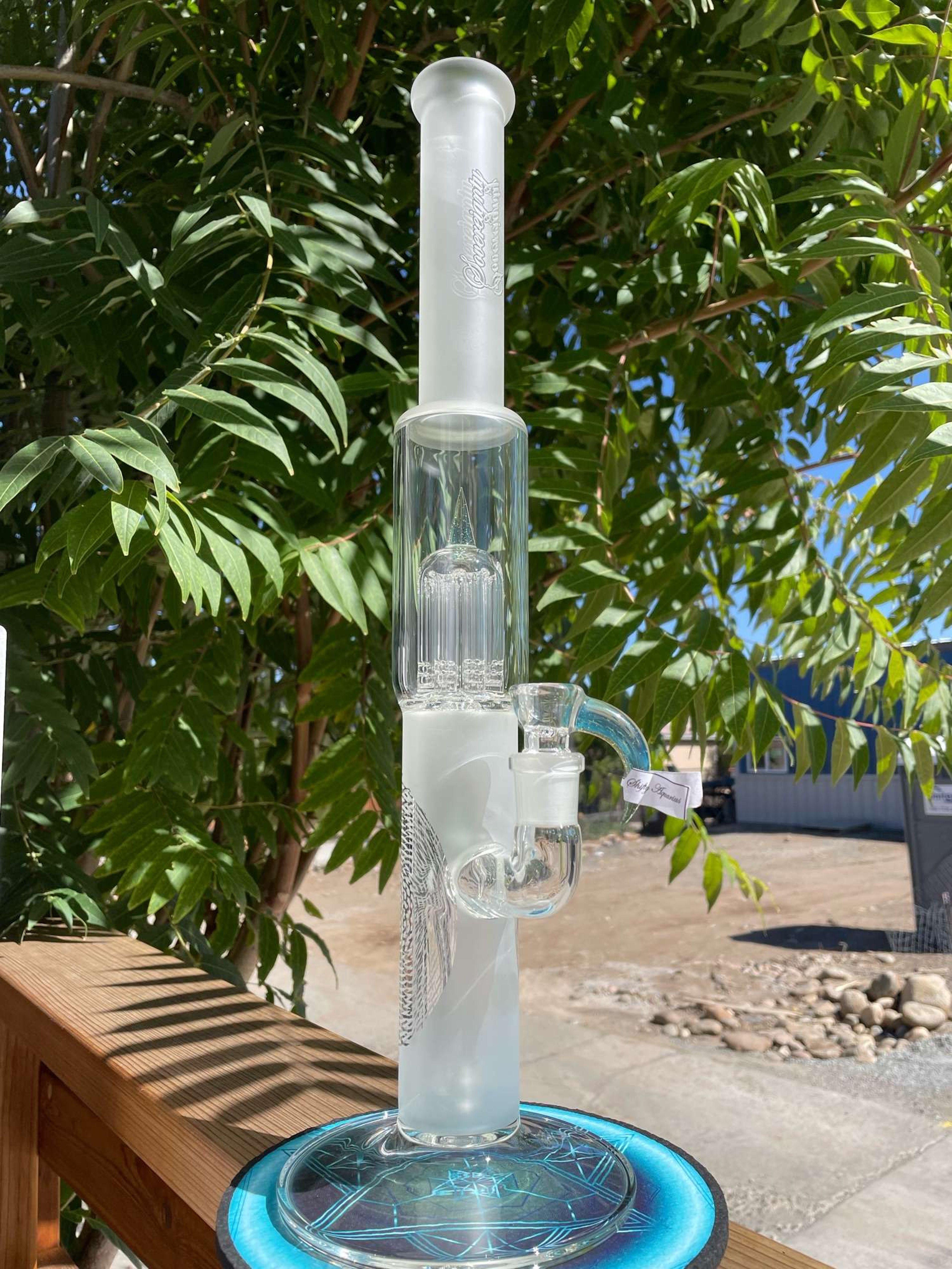 Sovereignty Reduced 180 Grid - 8 Arm Accented in Shifty Aquarius image 0