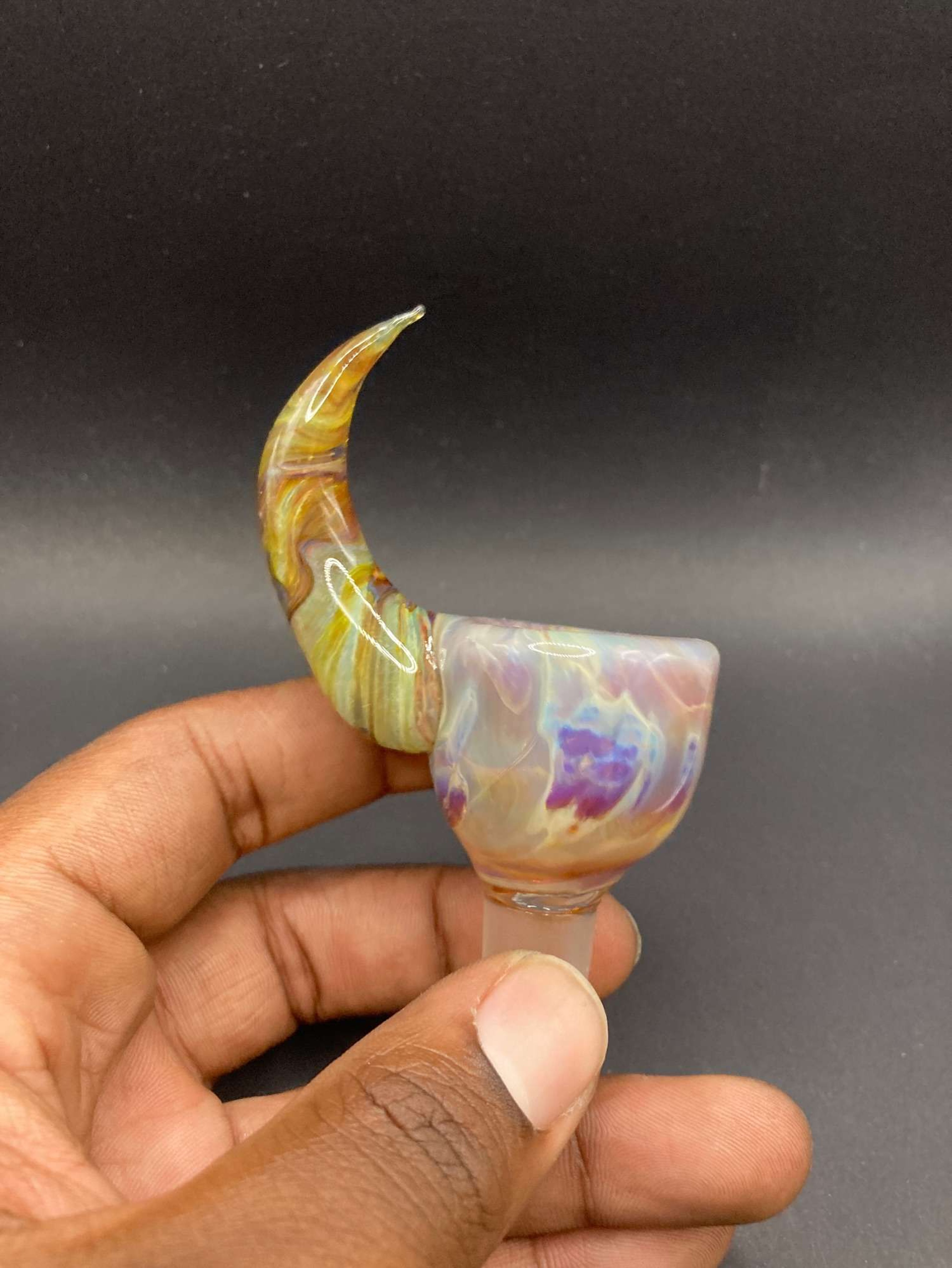 Preview pic of 14mm 1hole | amber purple