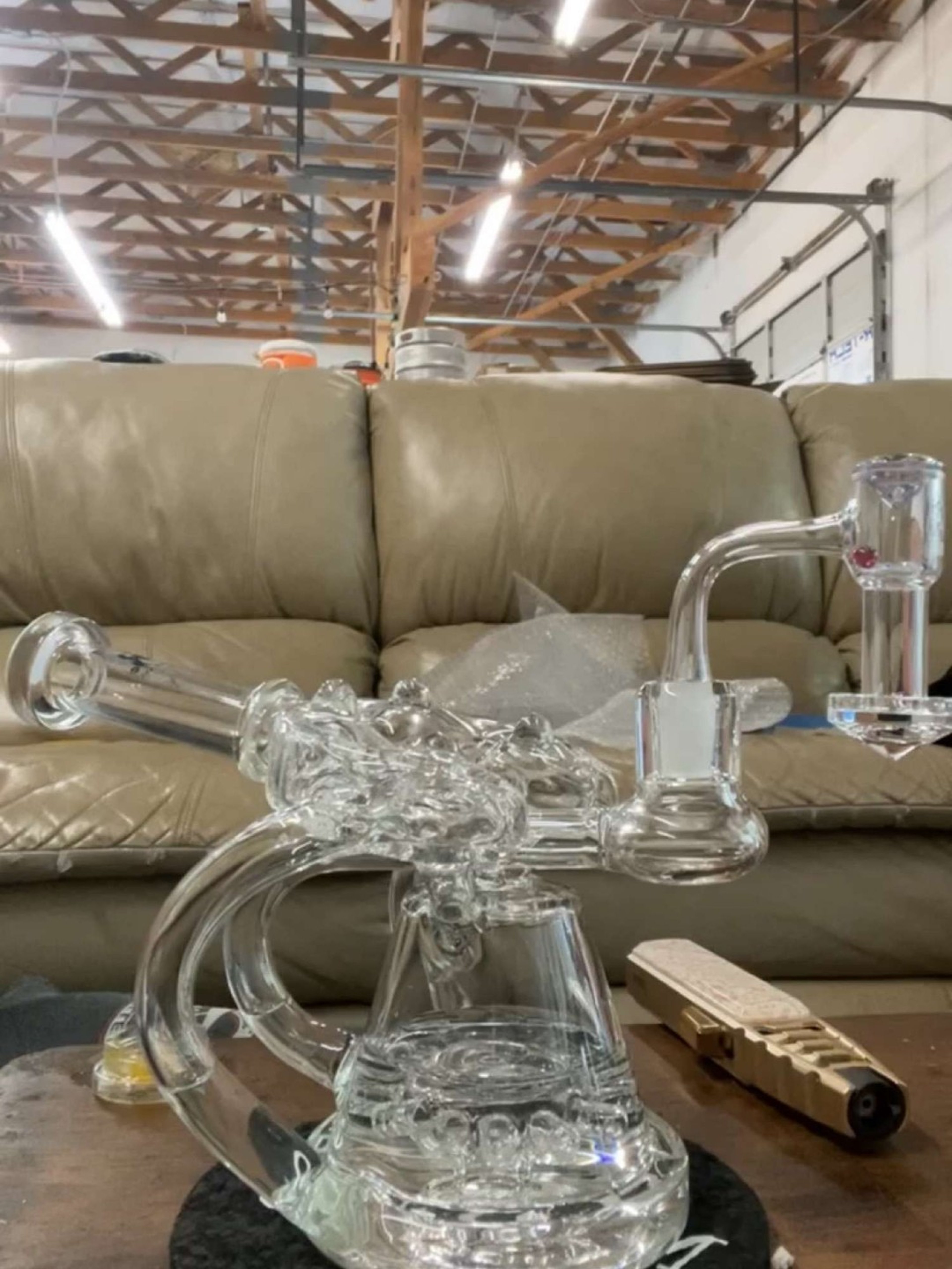 Masterglass Dab Rig w/ Terp Slurper image 0
