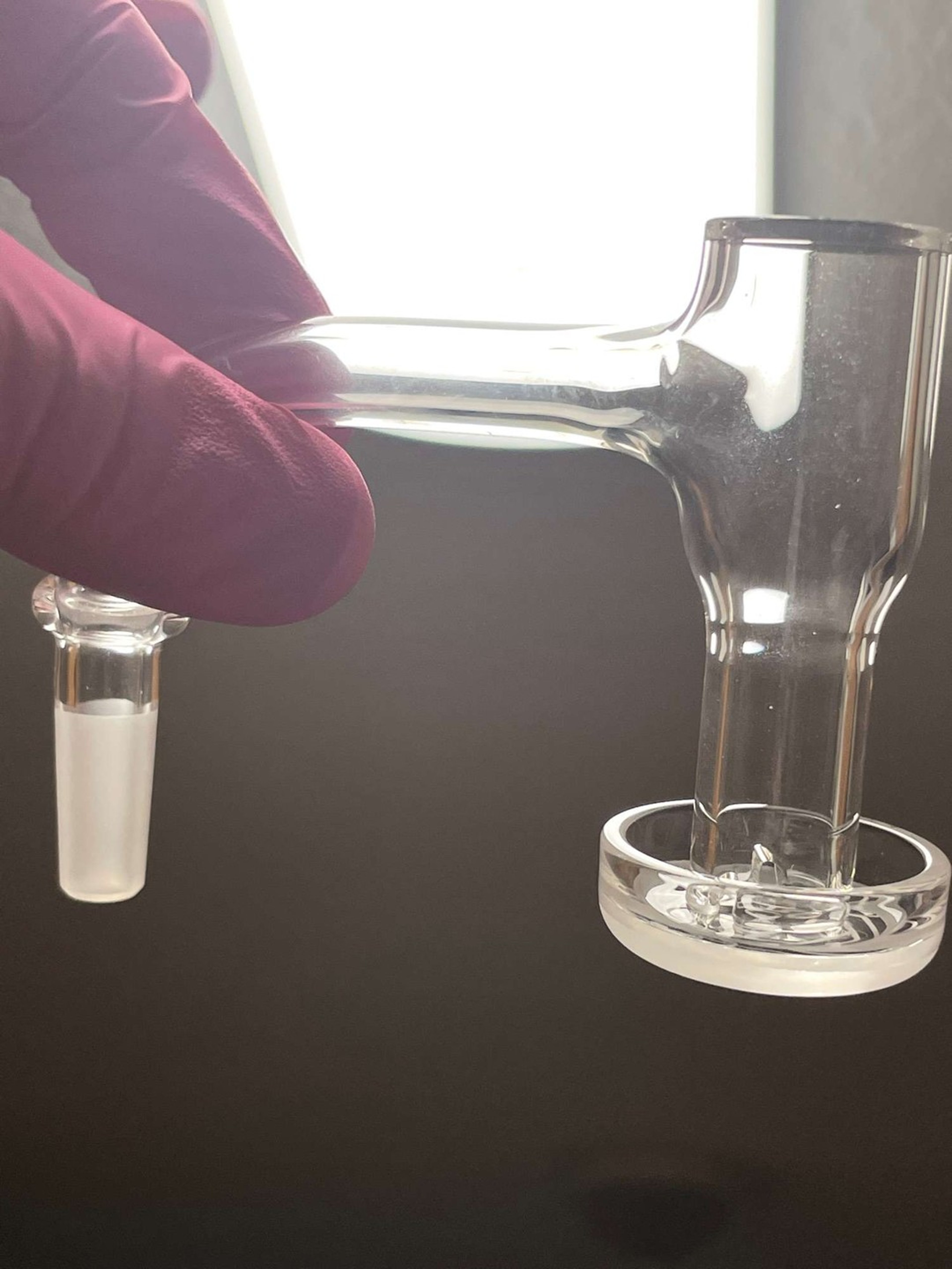 Hoyes Quartz 10mm 90 degree Mini Terp Slurper image 0