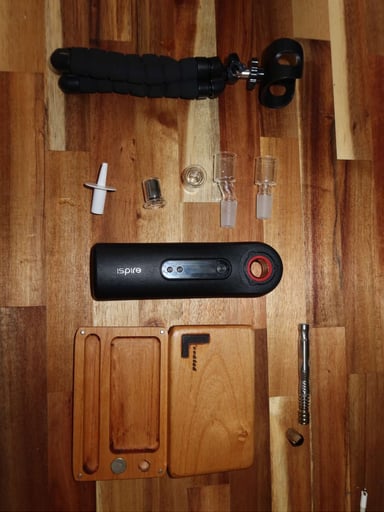Preview pic of Dynavap M + Ispire Wand Set + Wood carrying Case