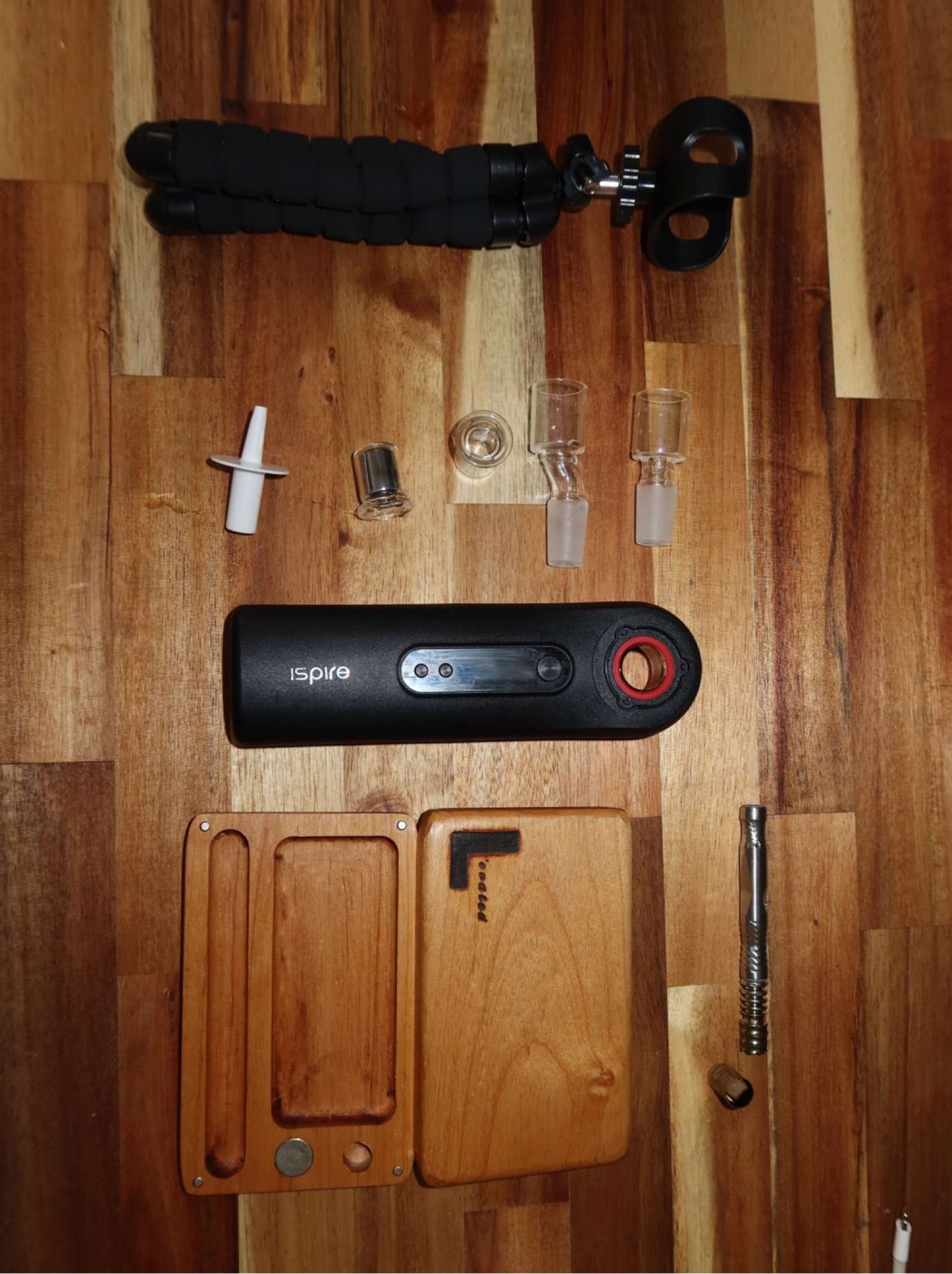 Preview pic of Dynavap M + Ispire Wand Set + Wood carrying Case
