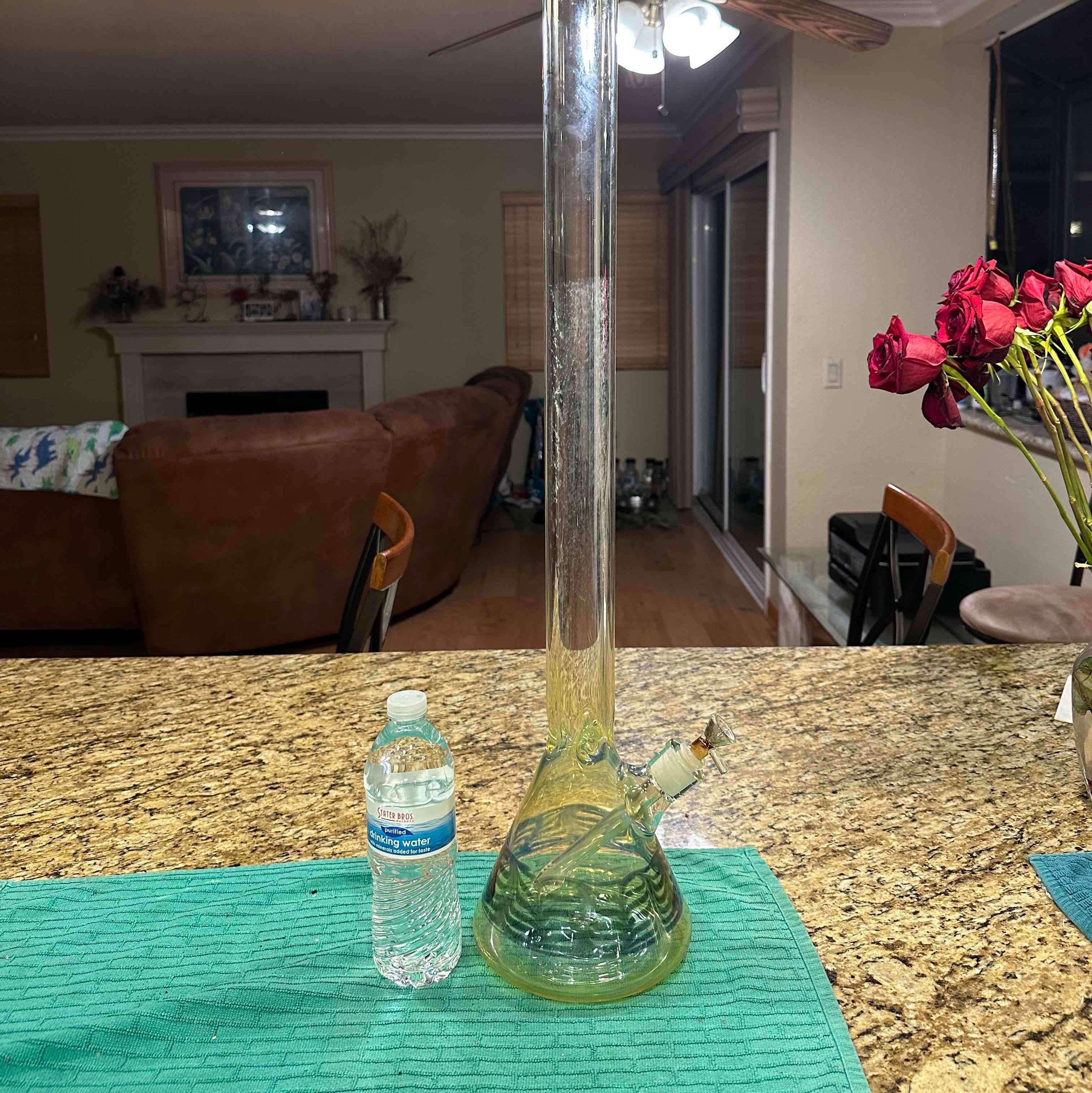 Preview pic of 3 foot thick China glass beaker