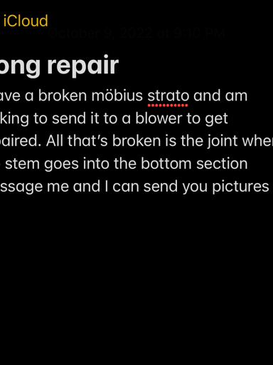 Preview pic of Mobius repair