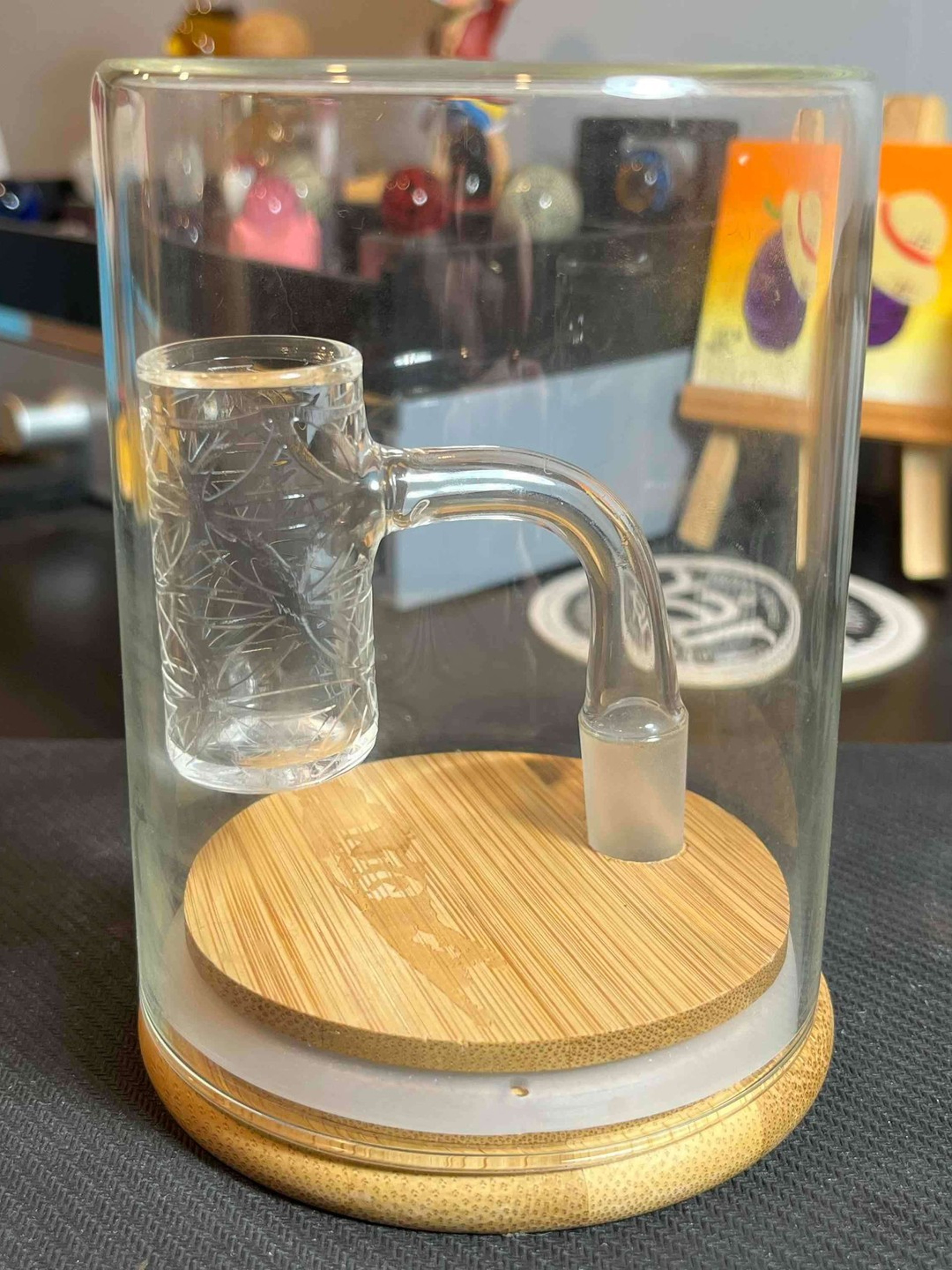 Long Island Quartz Seed of Life Etched Banger image 0