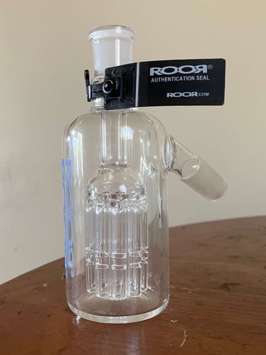 Preview pic of RooR Tech 10-Arm 45° 18mm Too Blue Ash Catcher