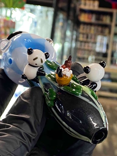 Preview pic of Panda Bamboo Forest by Empire Glassworks 