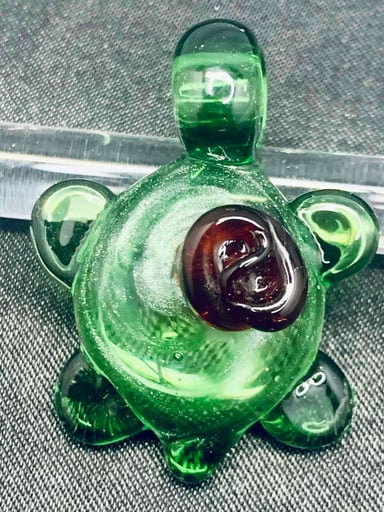 Preview pic of Rose Turtle Pendant 