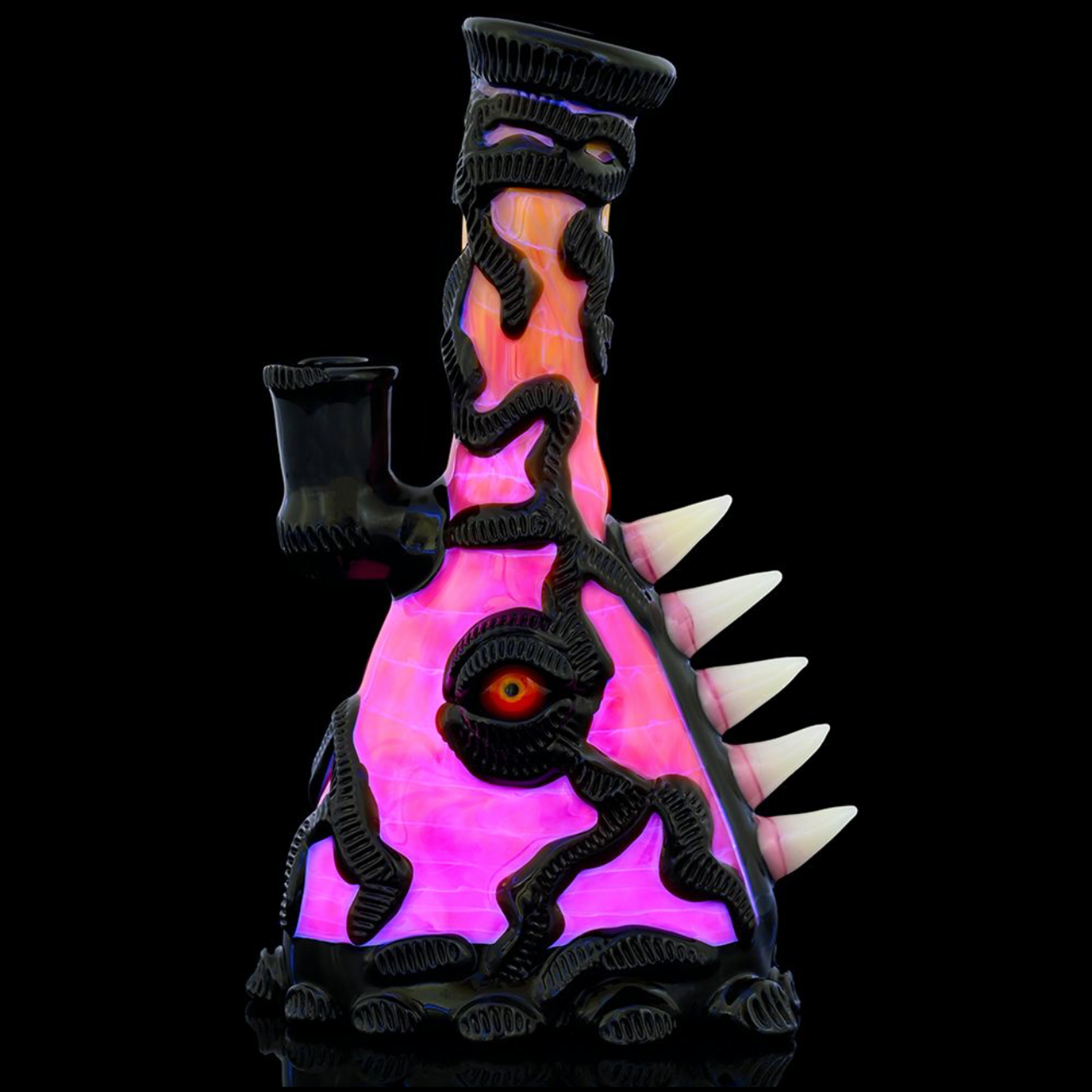 Preview pic of Salt Glass - UV Soul Flask #8