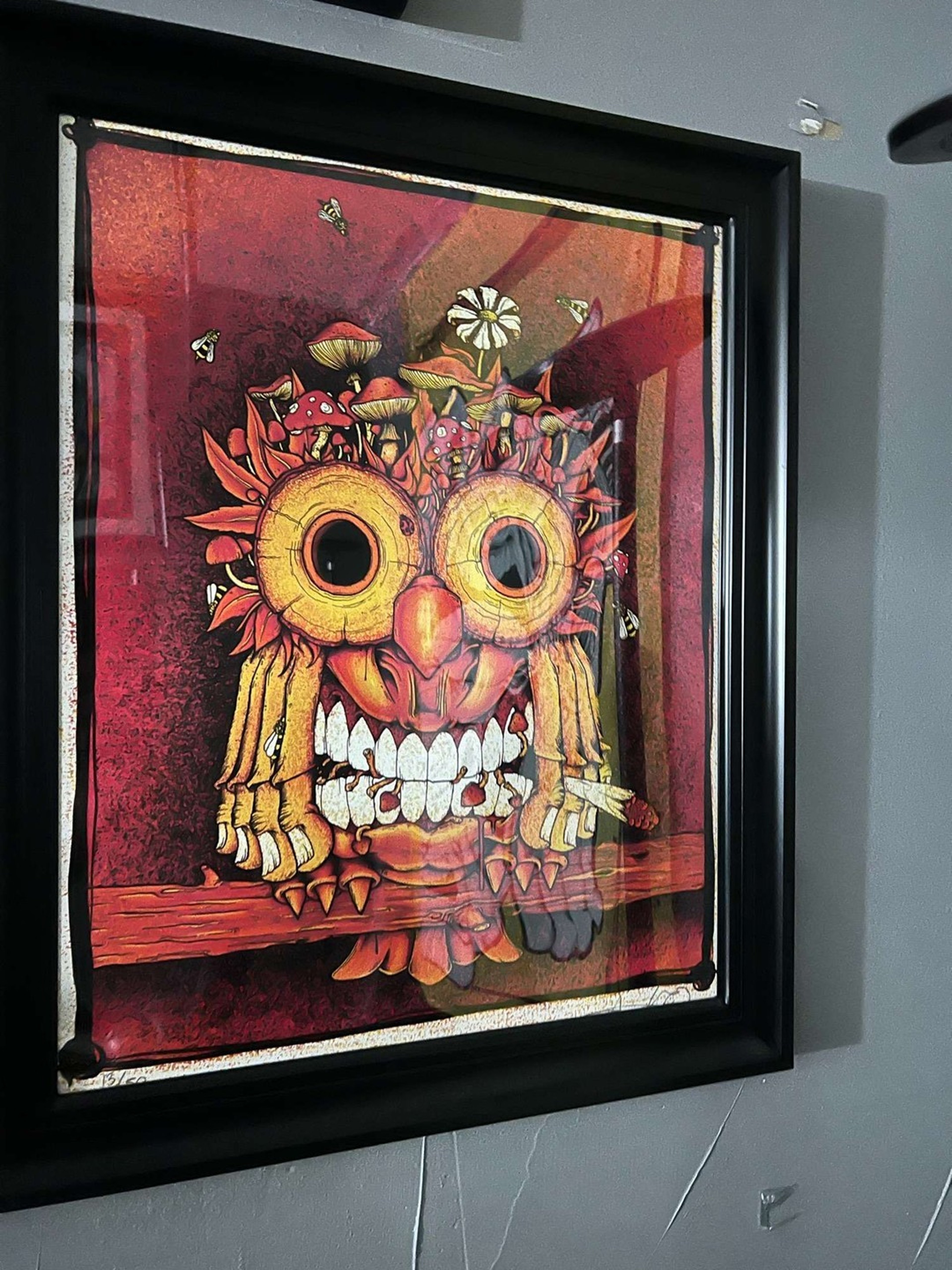 Aaron brooks fire fungowl print image 0