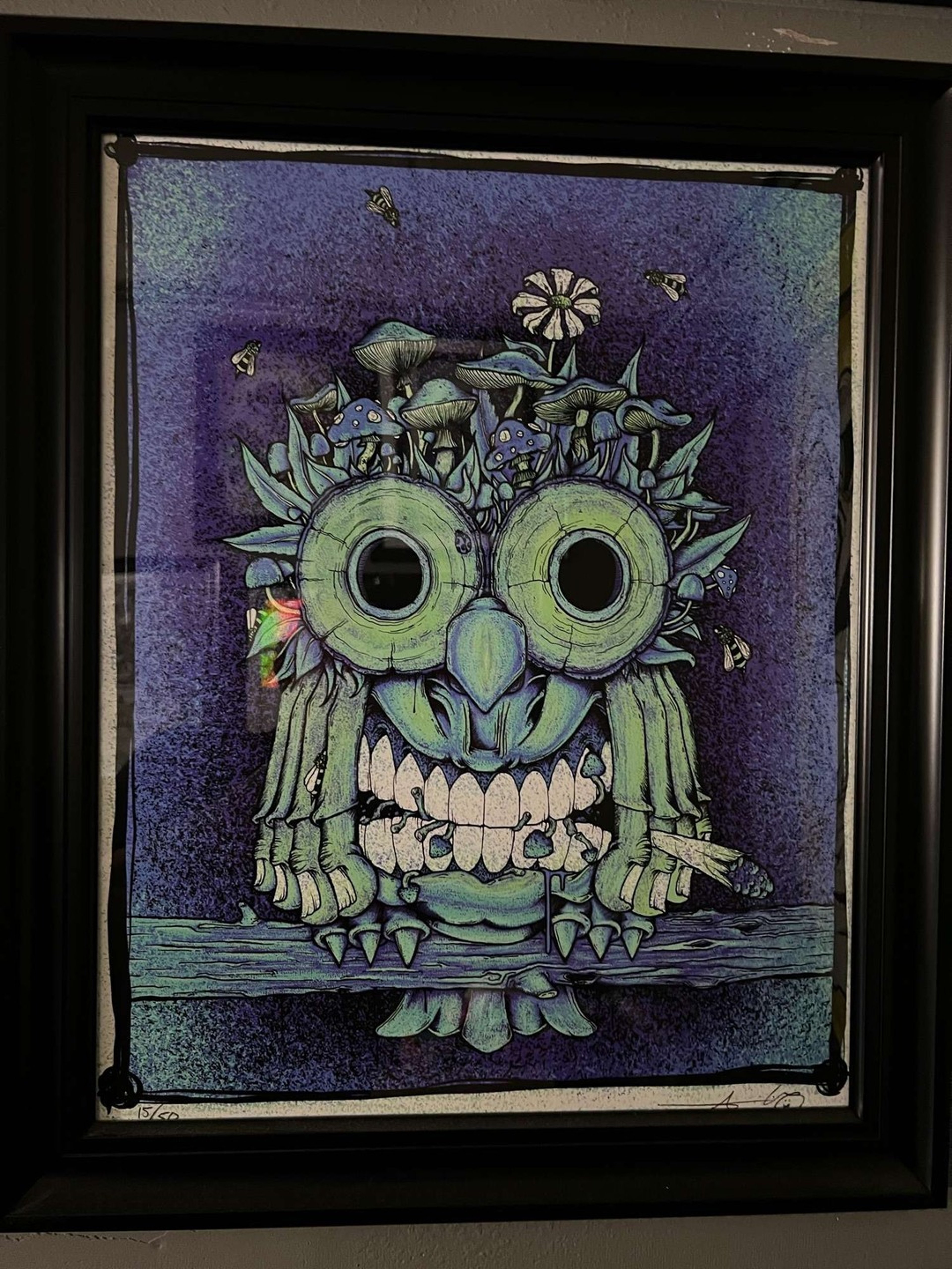 Aaron brooks ice owl FungOwl print image 0