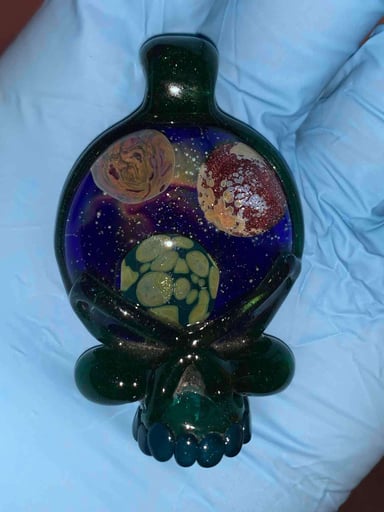 Preview pic of Neebs Glass Deadhead galaxy pendant 