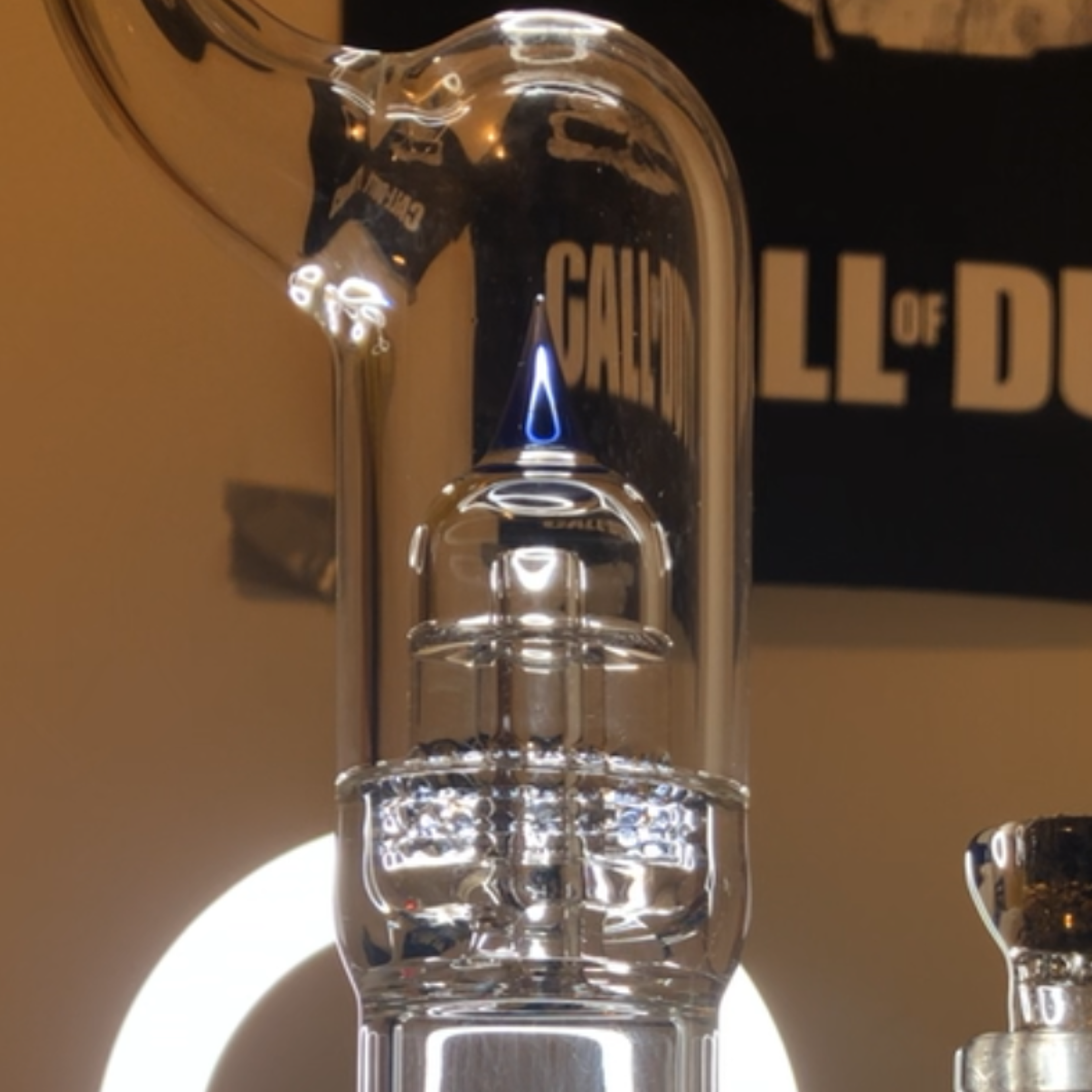 Natty Neck Mini3- Grid dome in Blue Sonic image 0
