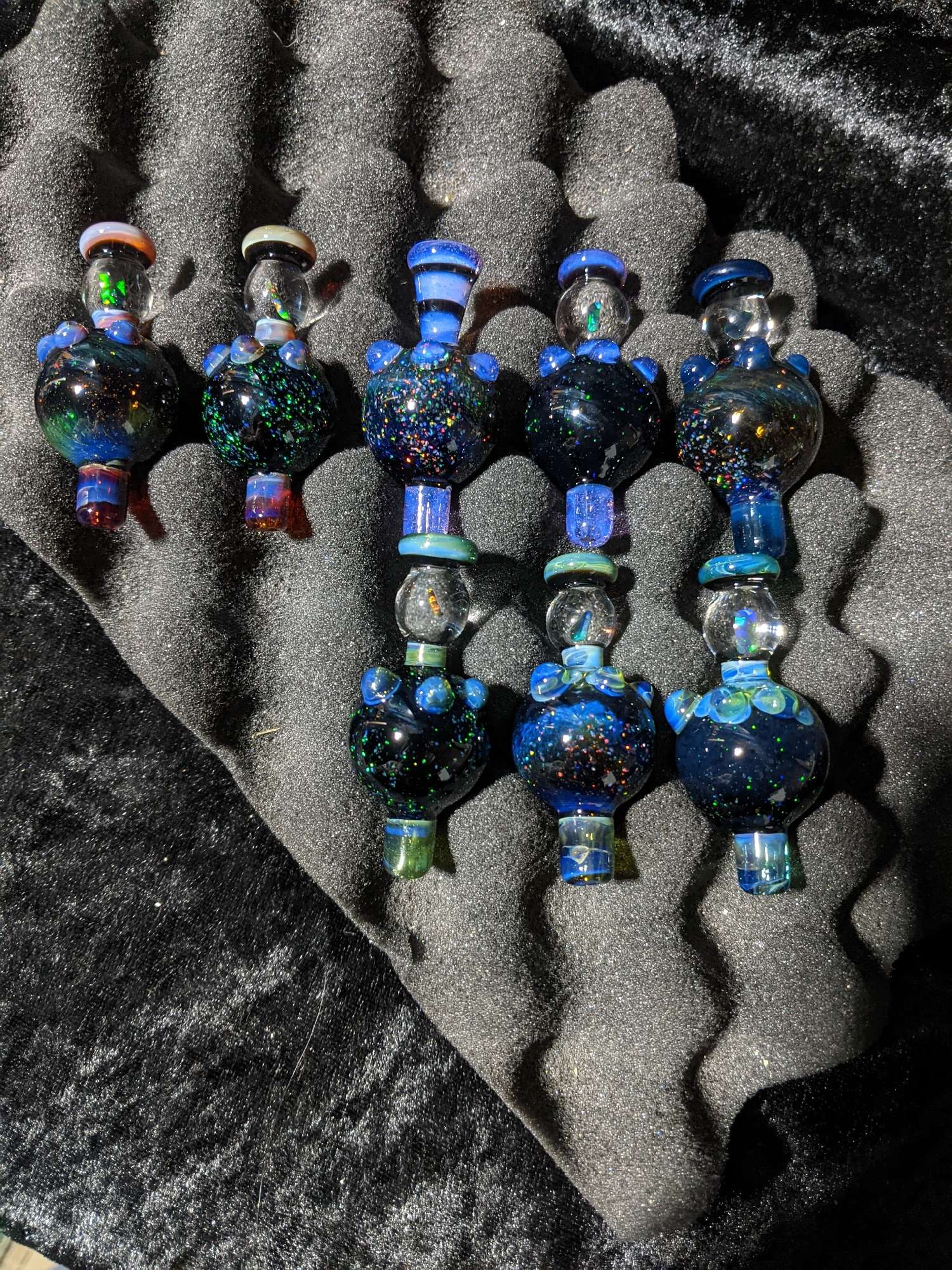 Opal encased carb caps 25mms image 0