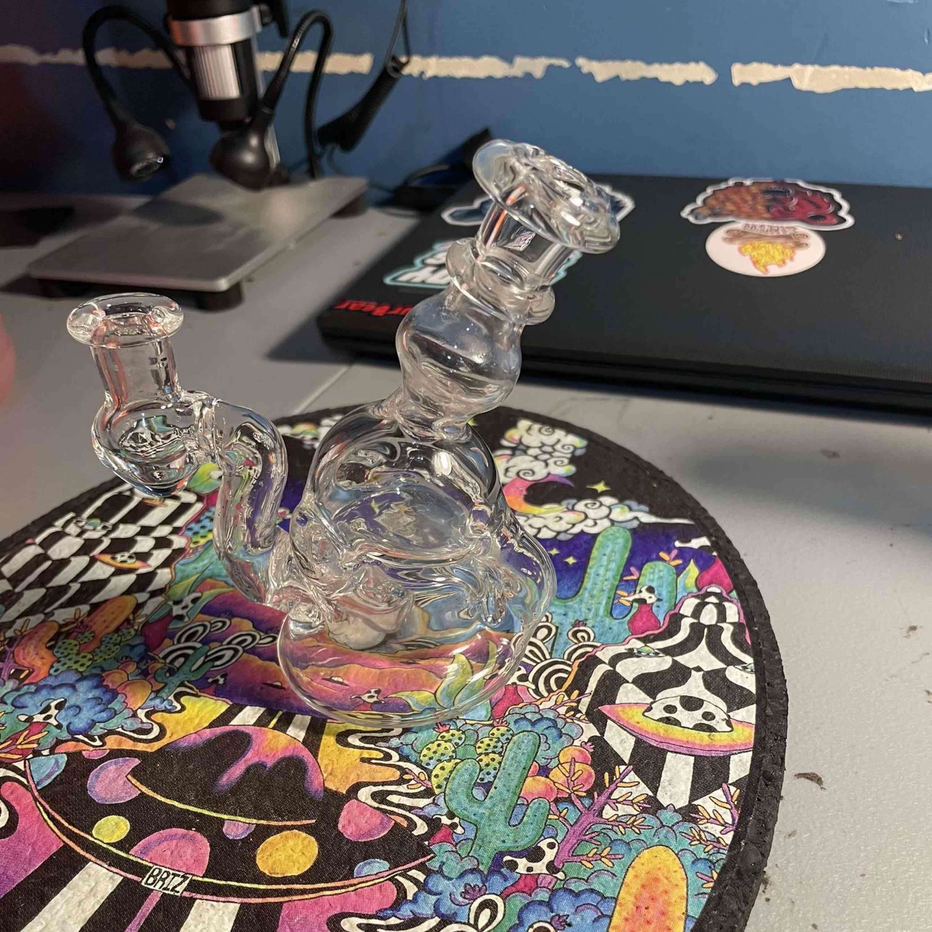 Preview pic of Cloudy glass works Bubble dumper