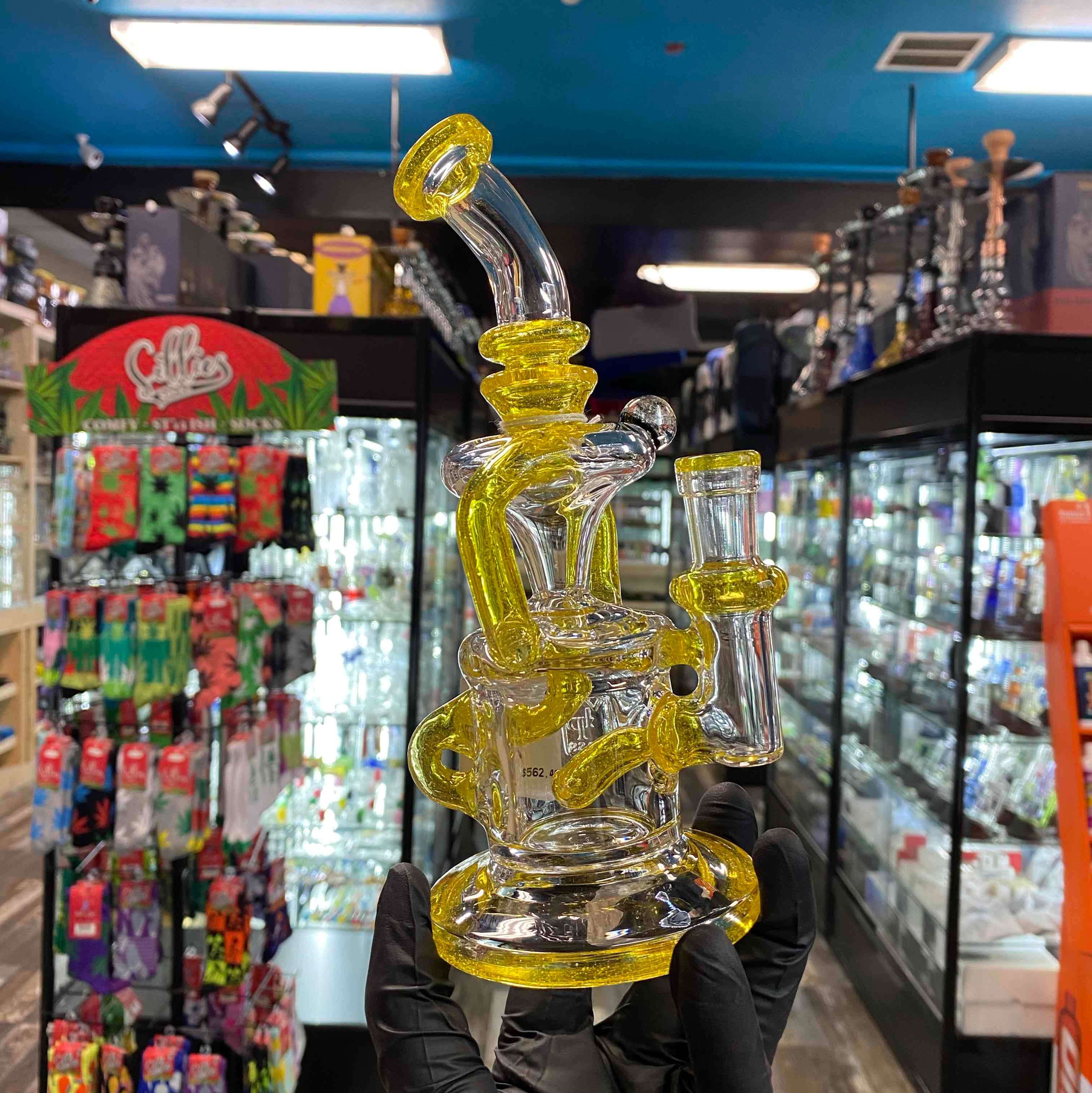 Preview pic of VIP Glass Yellow Recycler 