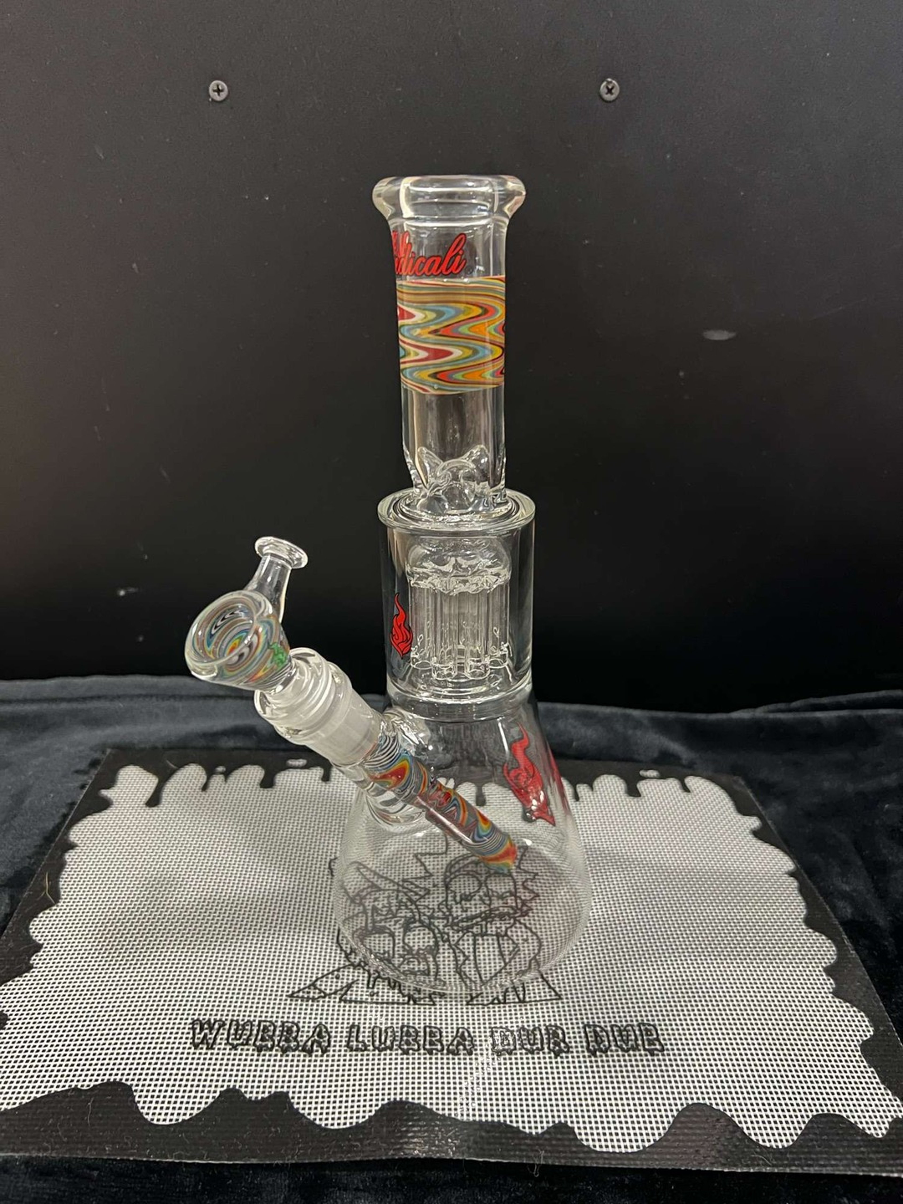 Preview pic of Red Medicali Reversal 10” W/ matching down stem and bowl