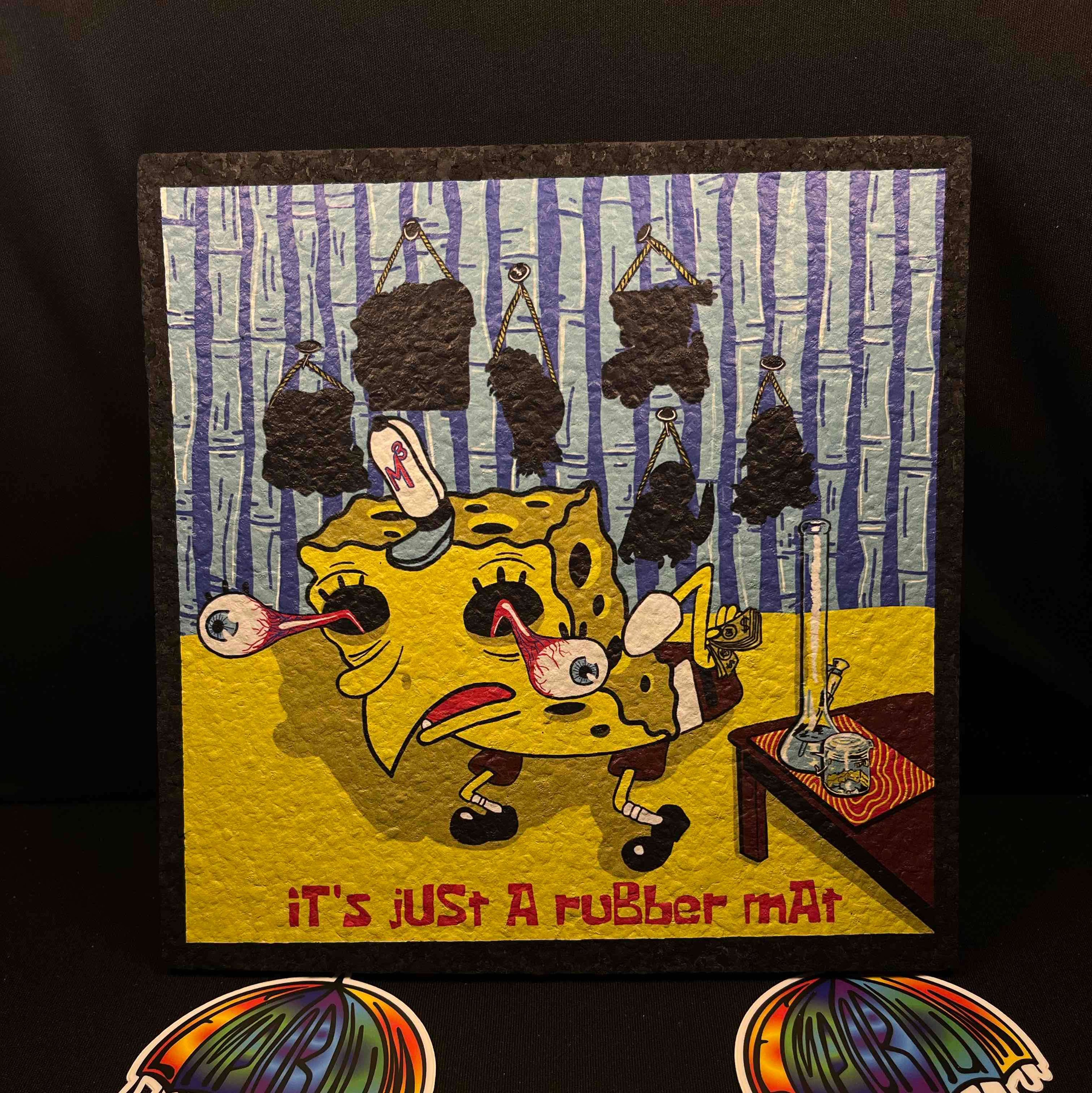 Preview pic of le200 “It’s Just A Rubber Mat” Mat by Retro Sloth x 710emporium x Moodmats