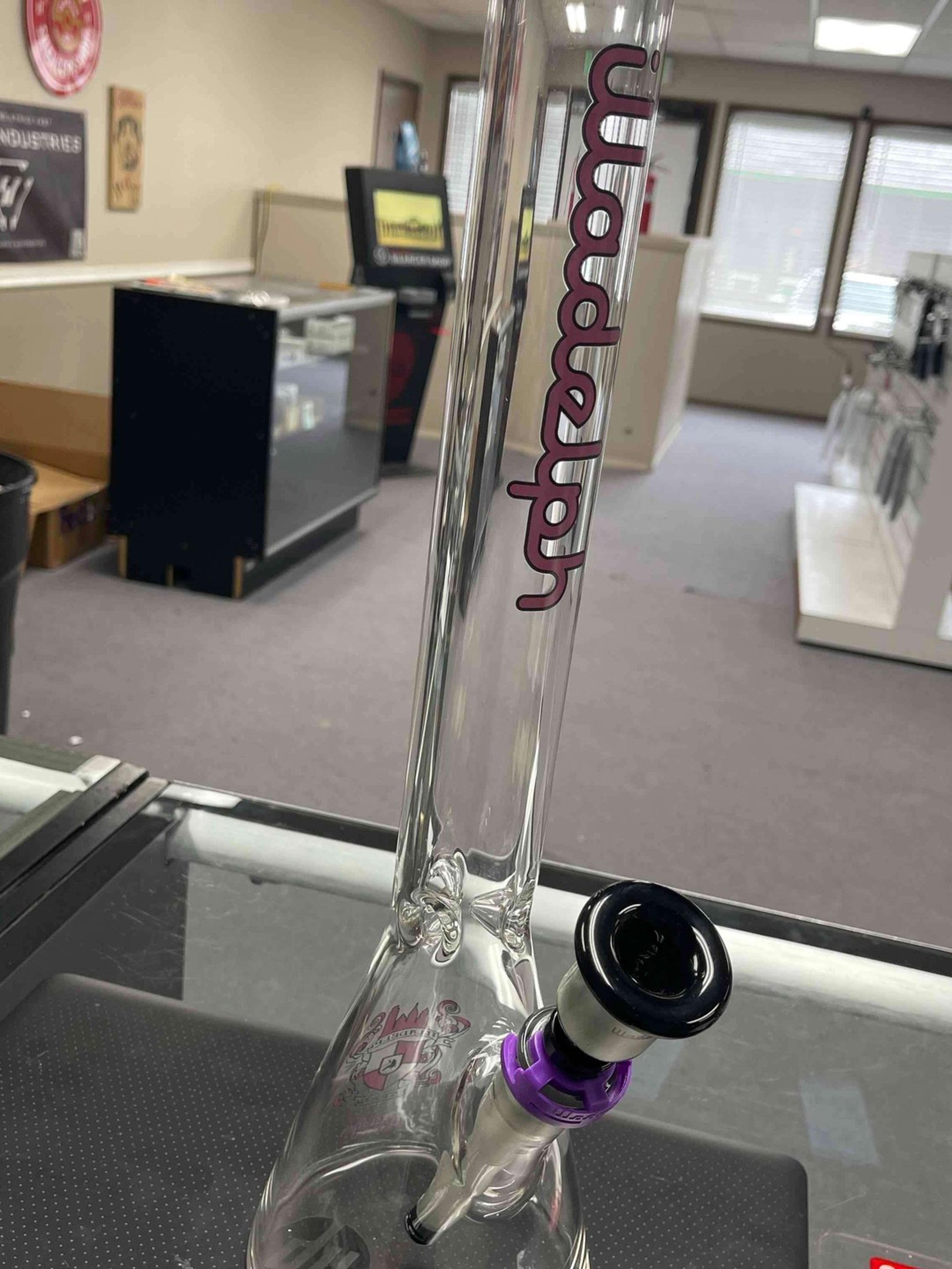 Preview pic of Illadelph Custom Purple CFL Medium Beaker