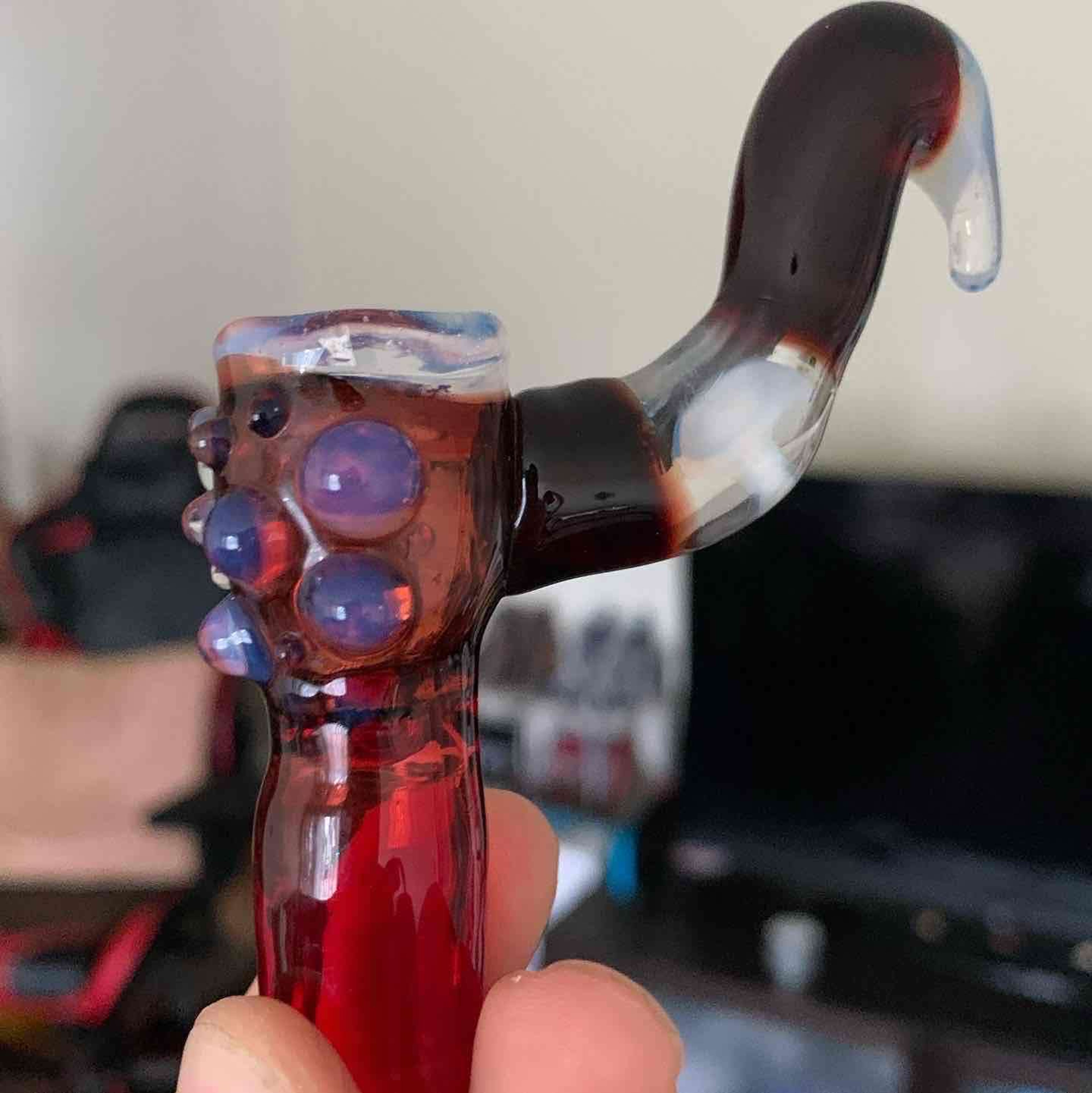 Fully Worked 18mm 4 Hole Papa P Slide image 0