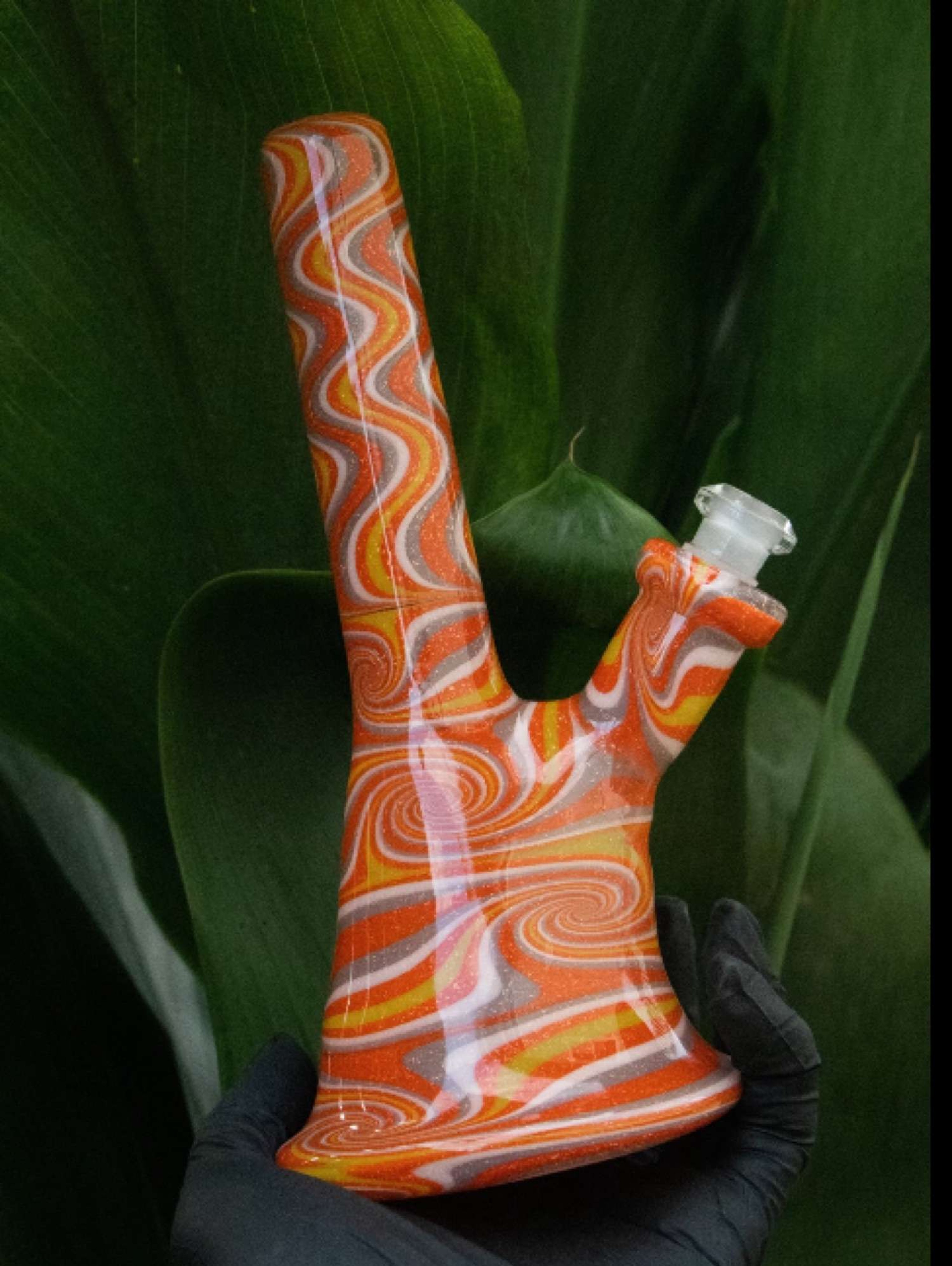 Preview pic of JFK Orange Wig Wag Mini Beaker 