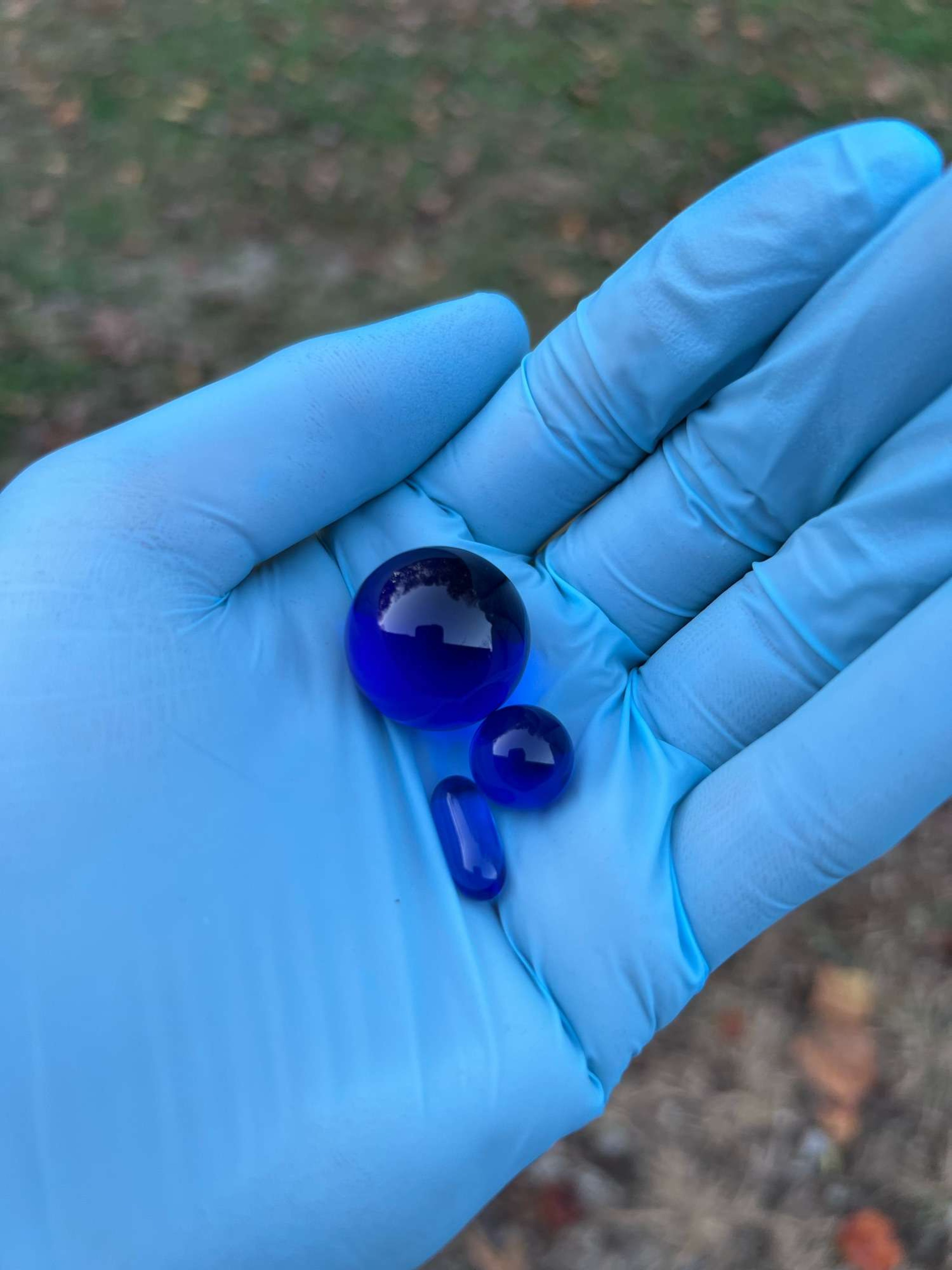 Preview pic of Blue Terp Slurper Marble Set