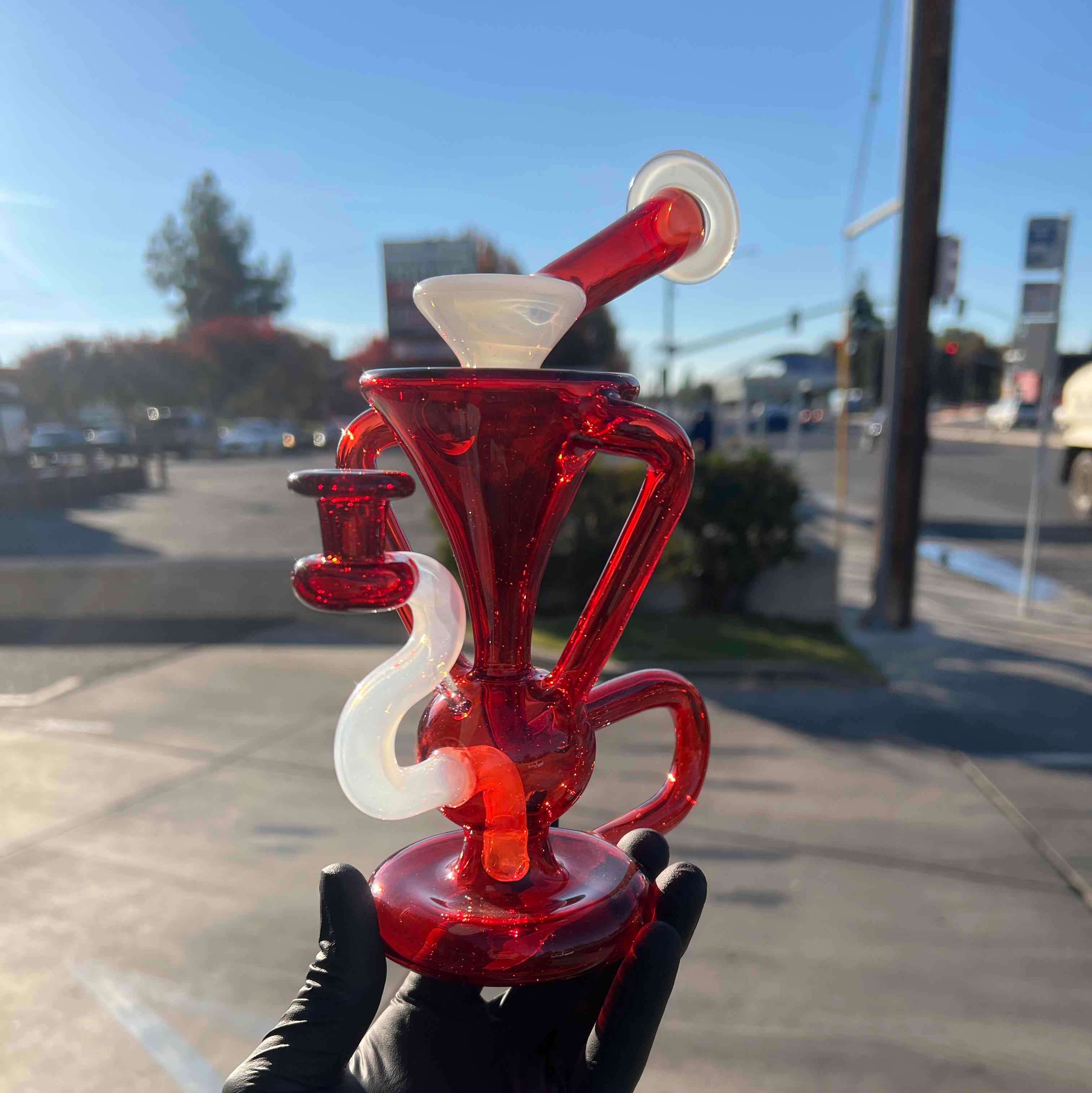 McGrew Glass Full Color Dual Uptake Klein - Pomegranate/ Glue Stick image 0
